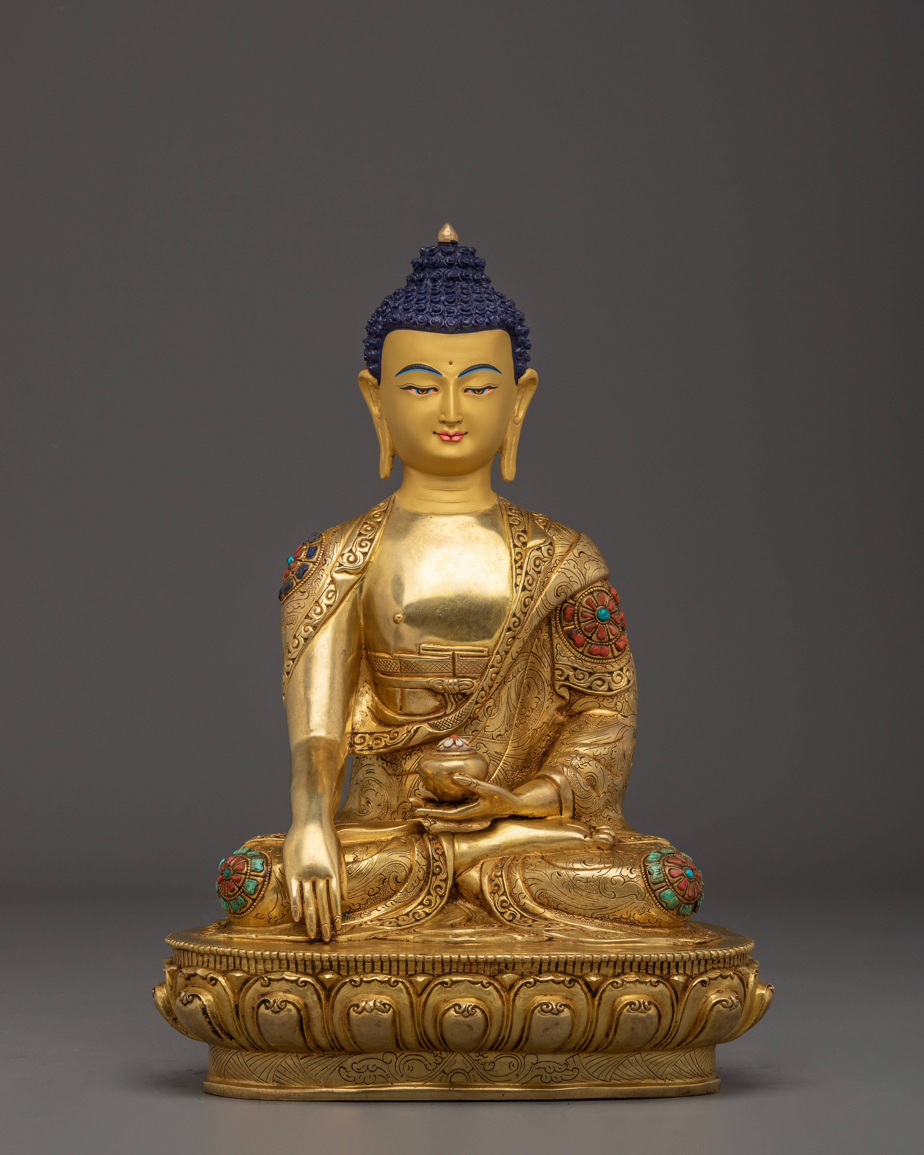 Shakyamuni Buddha Art, Peaceful Sage Sculpture