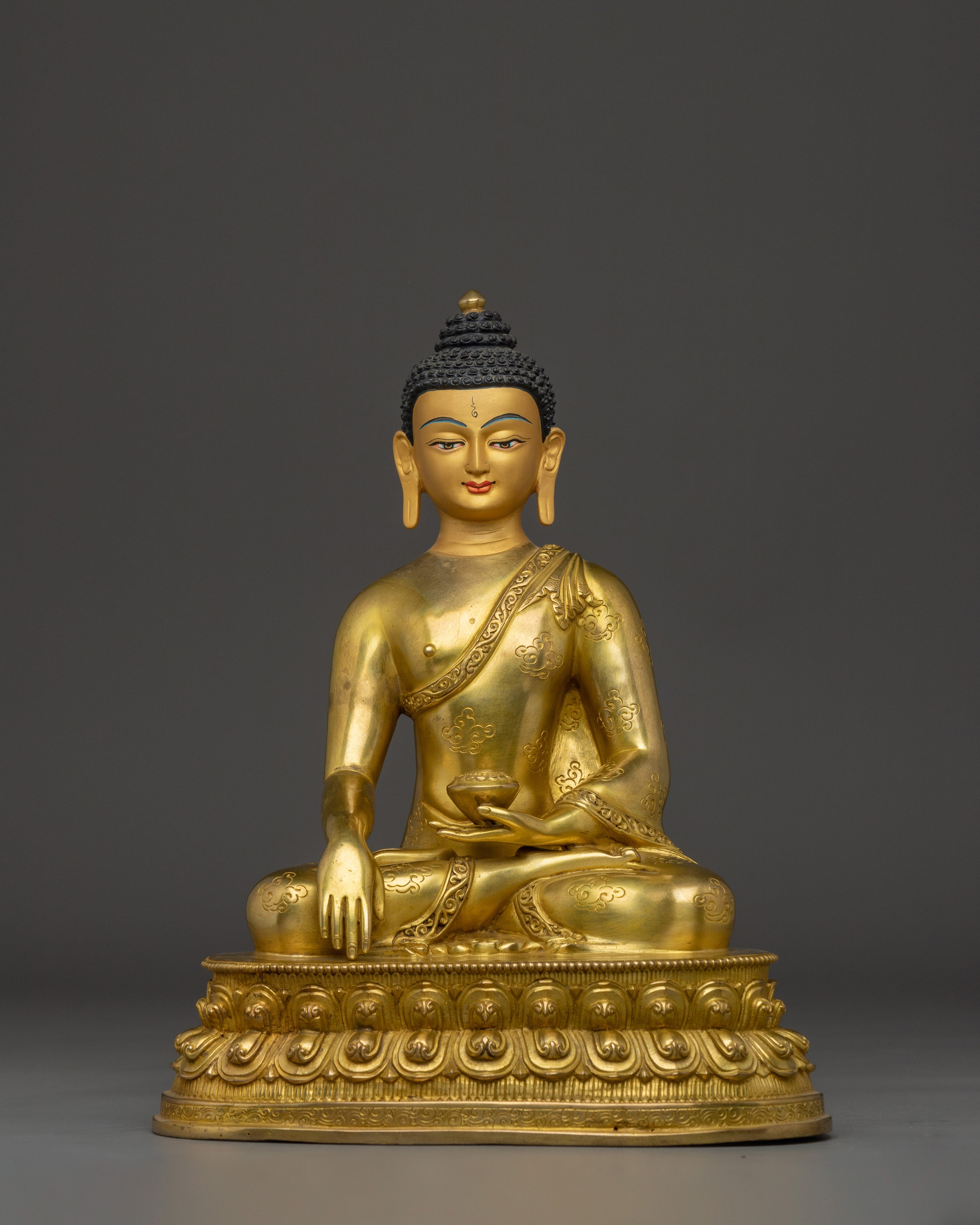 11.2 Inch Tibetan Shakyamuni Buddha Artwork