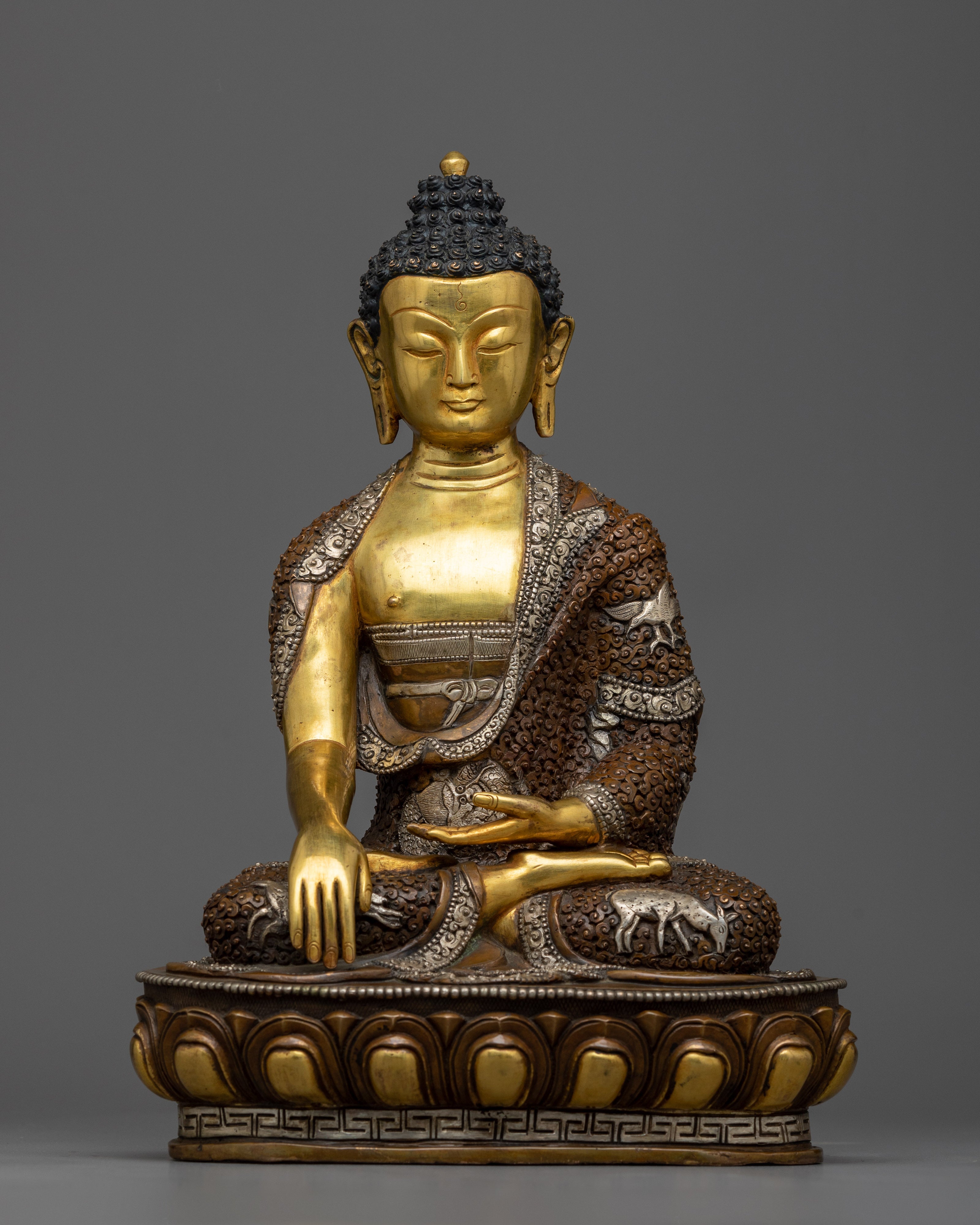 Shakyamuni Buddha Hand-Carved Statue