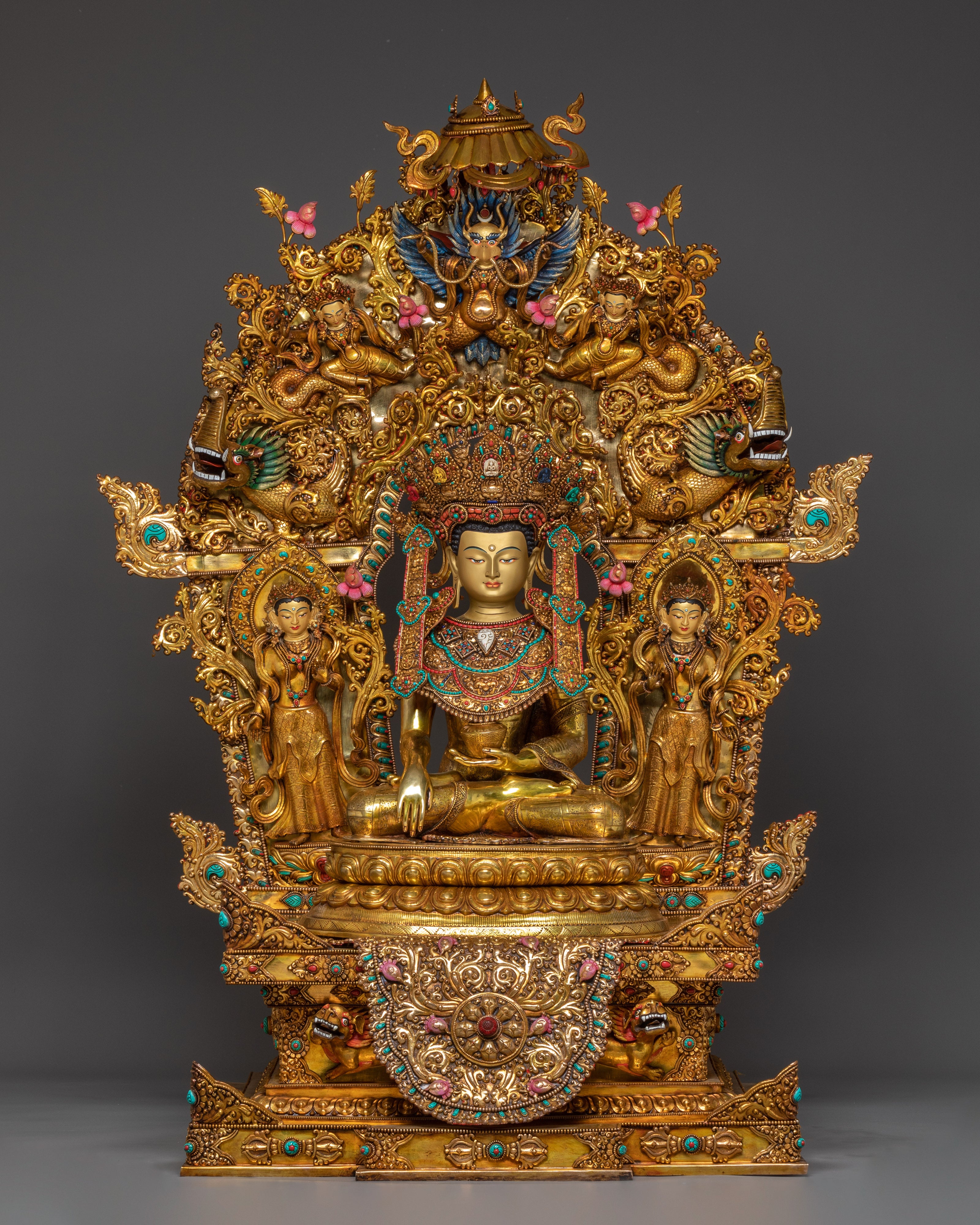 majestic-gautama-buddha-on-throne-statue