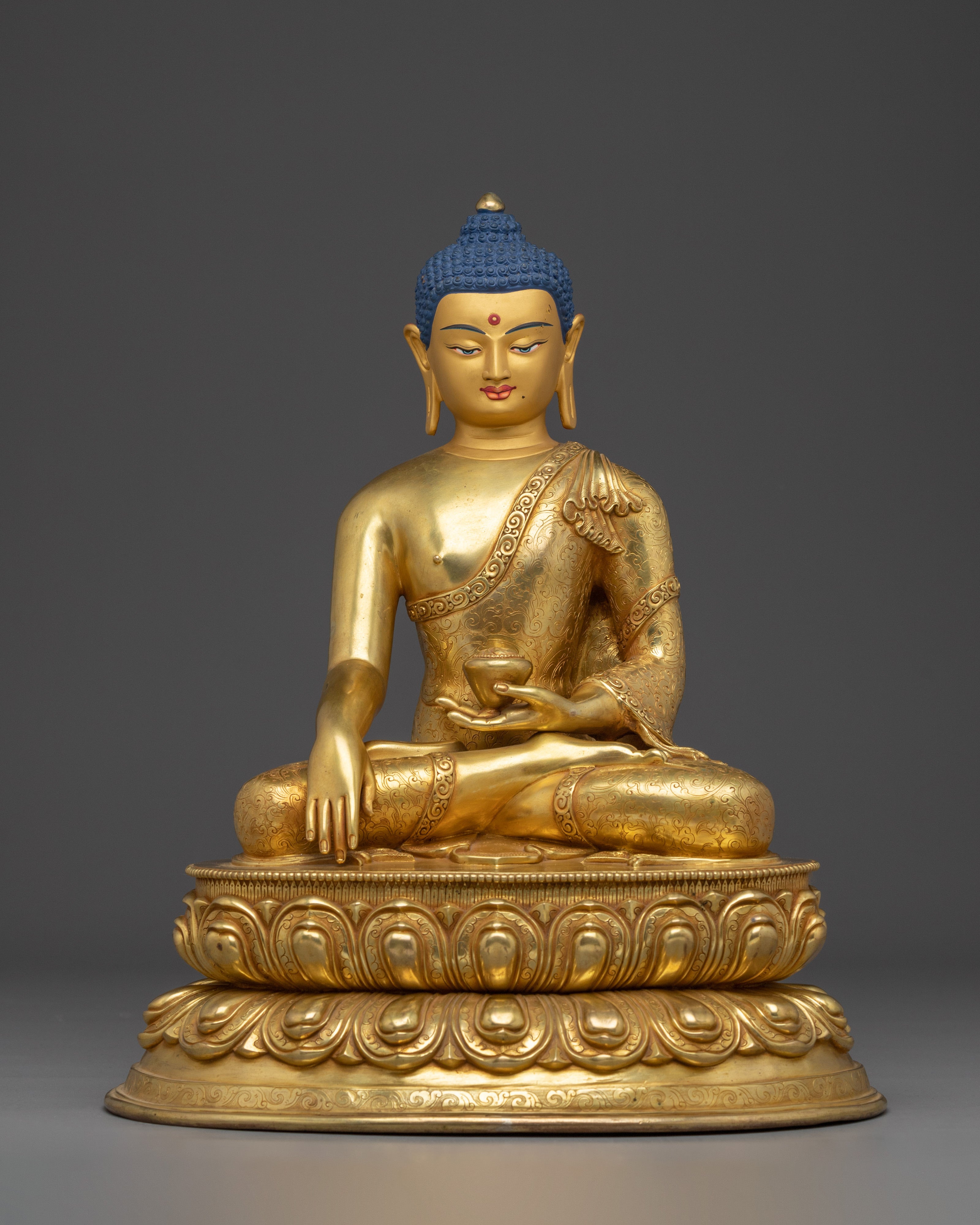 Nepalese Crafted Shakyamuni Buddha Statue
