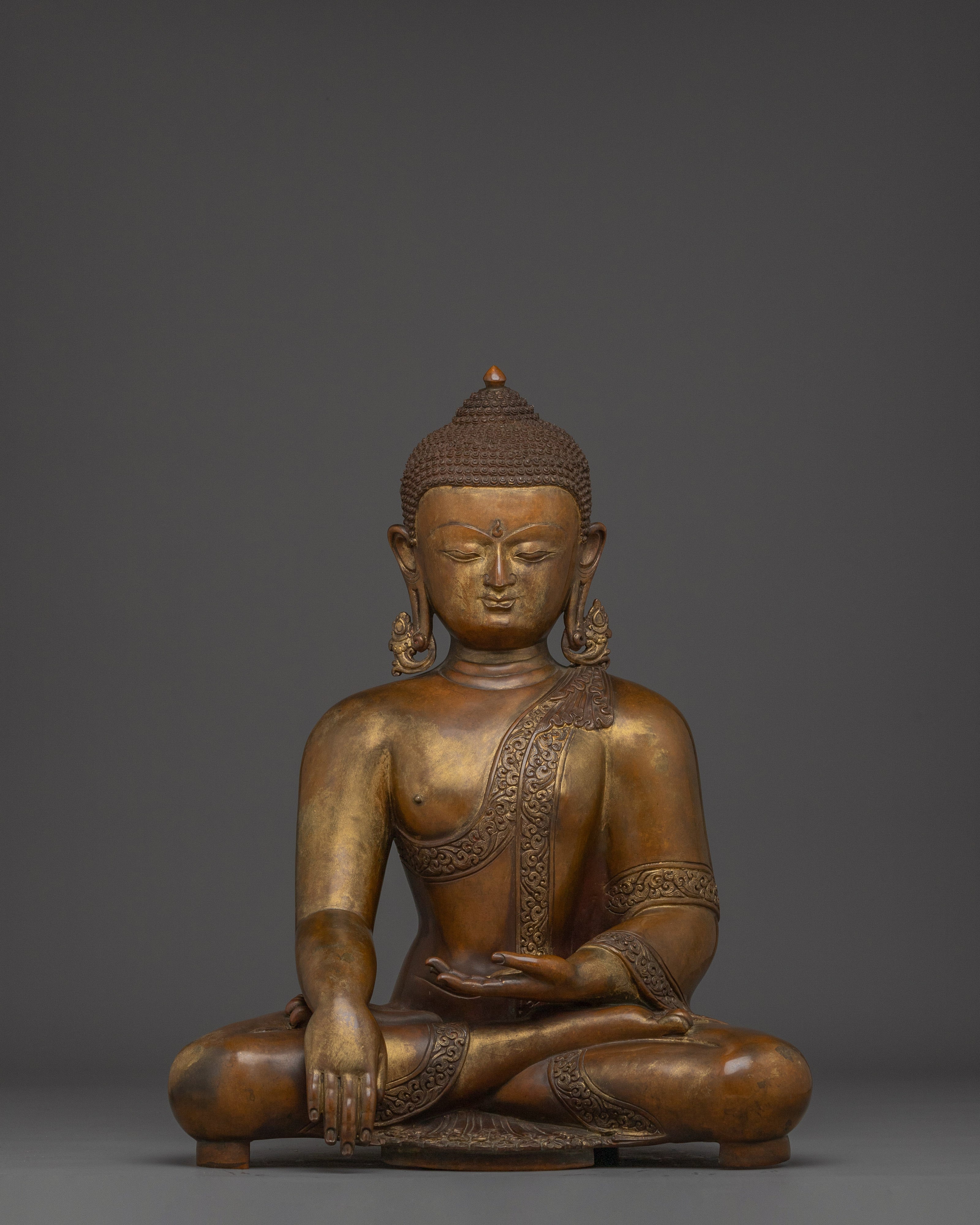Antique Shakyamuni Buddha Ancient Dharma Guide