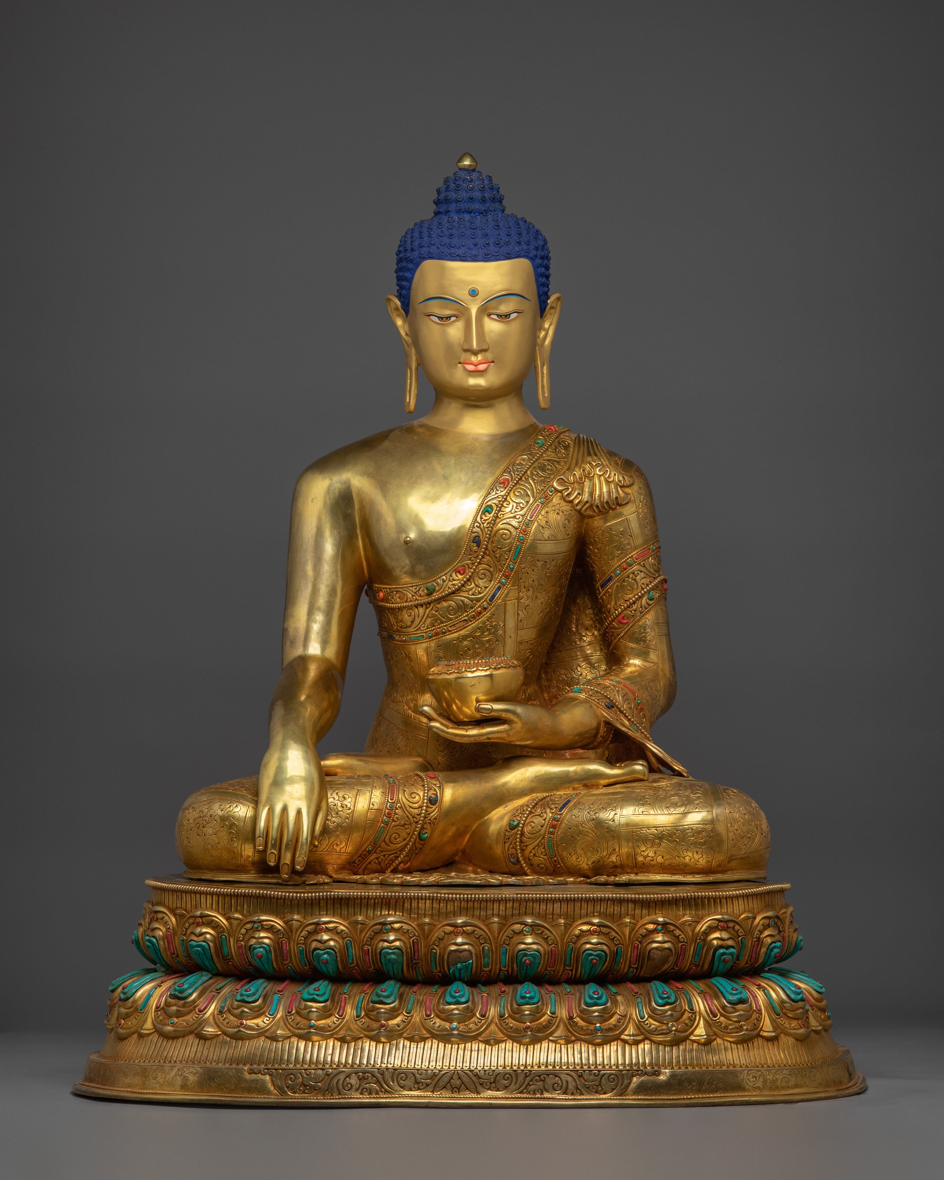 25.4 Inch Tibetan Shakyamuni Buddha Artwork