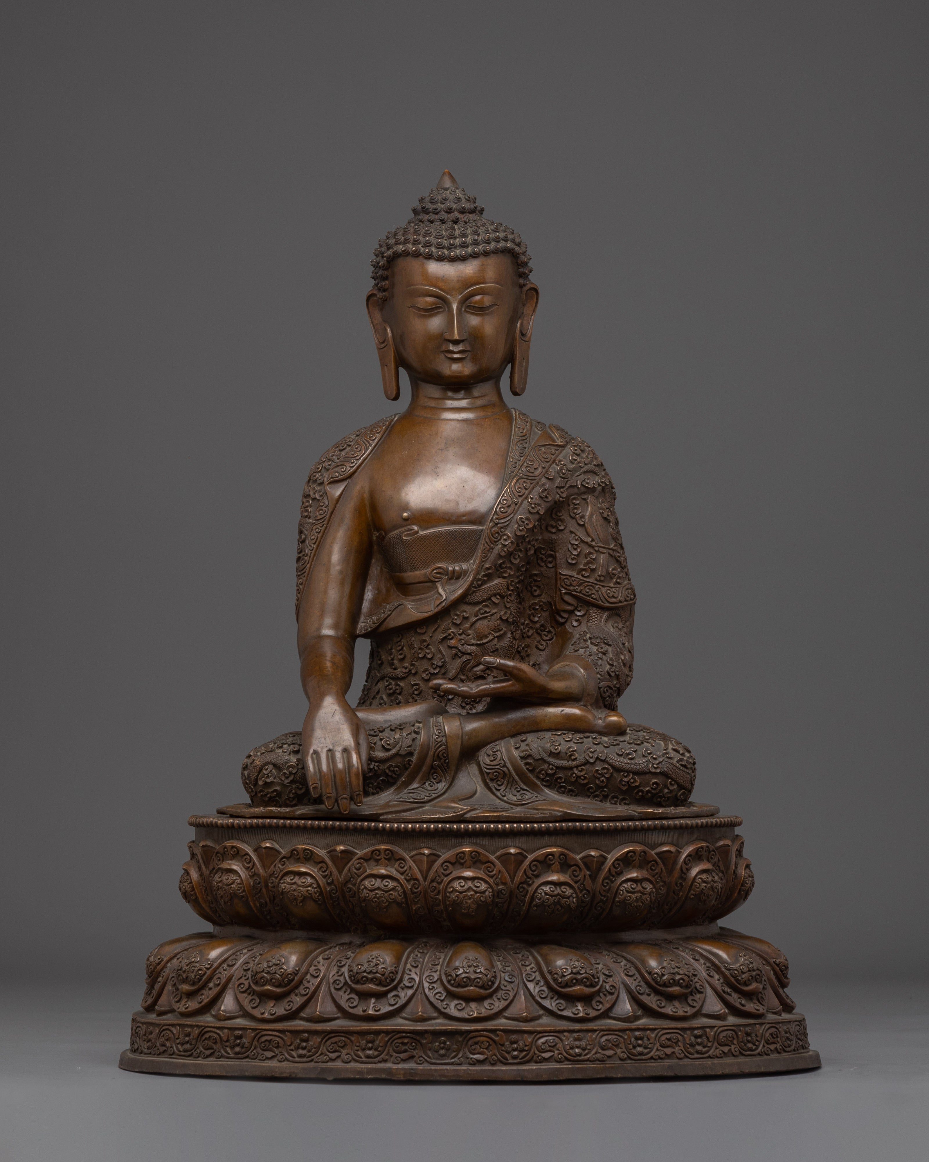 Tibetan Shakyamuni Buddha Meditation Sculpture