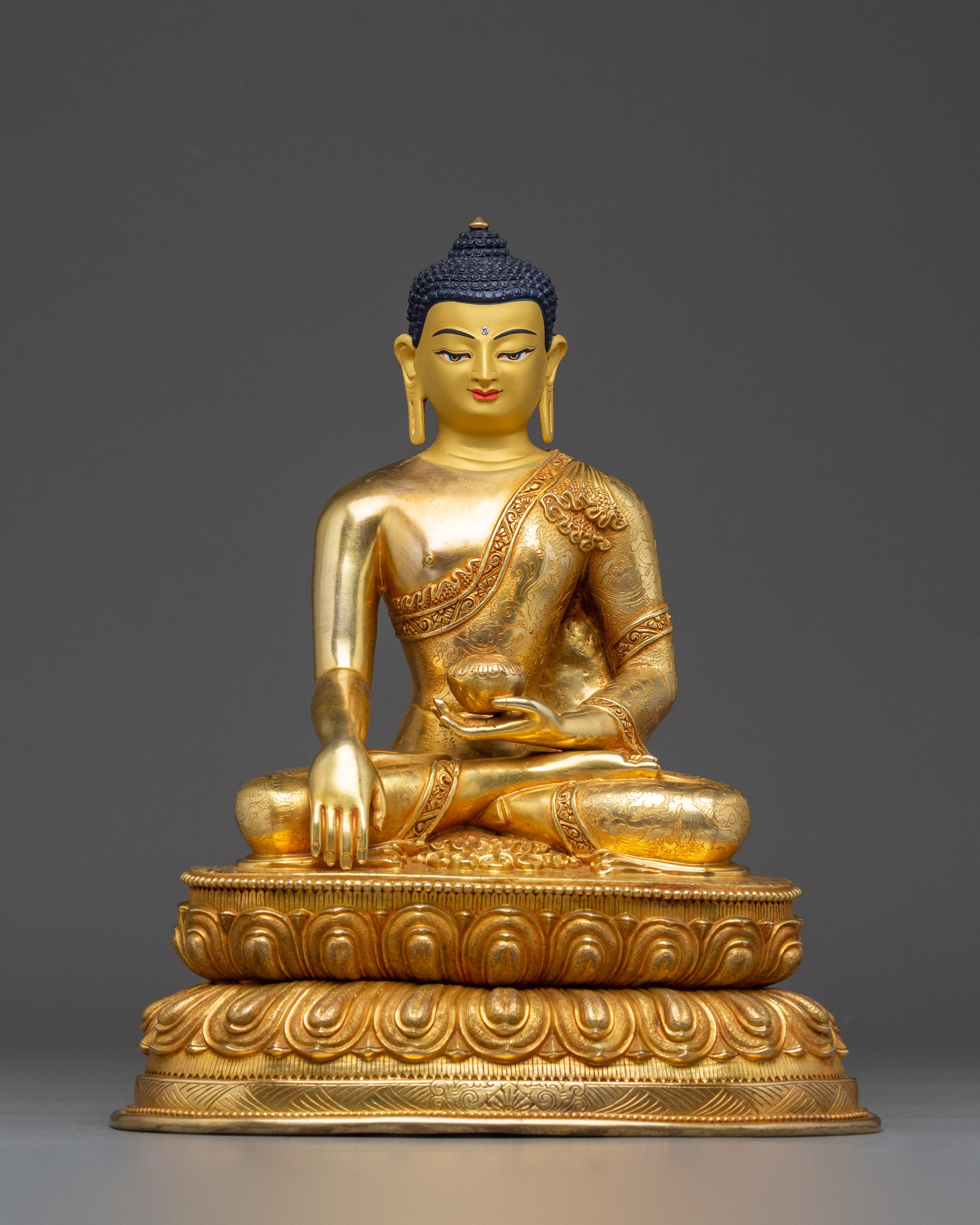 Shakyamuni Buddha with Gold Gilding |