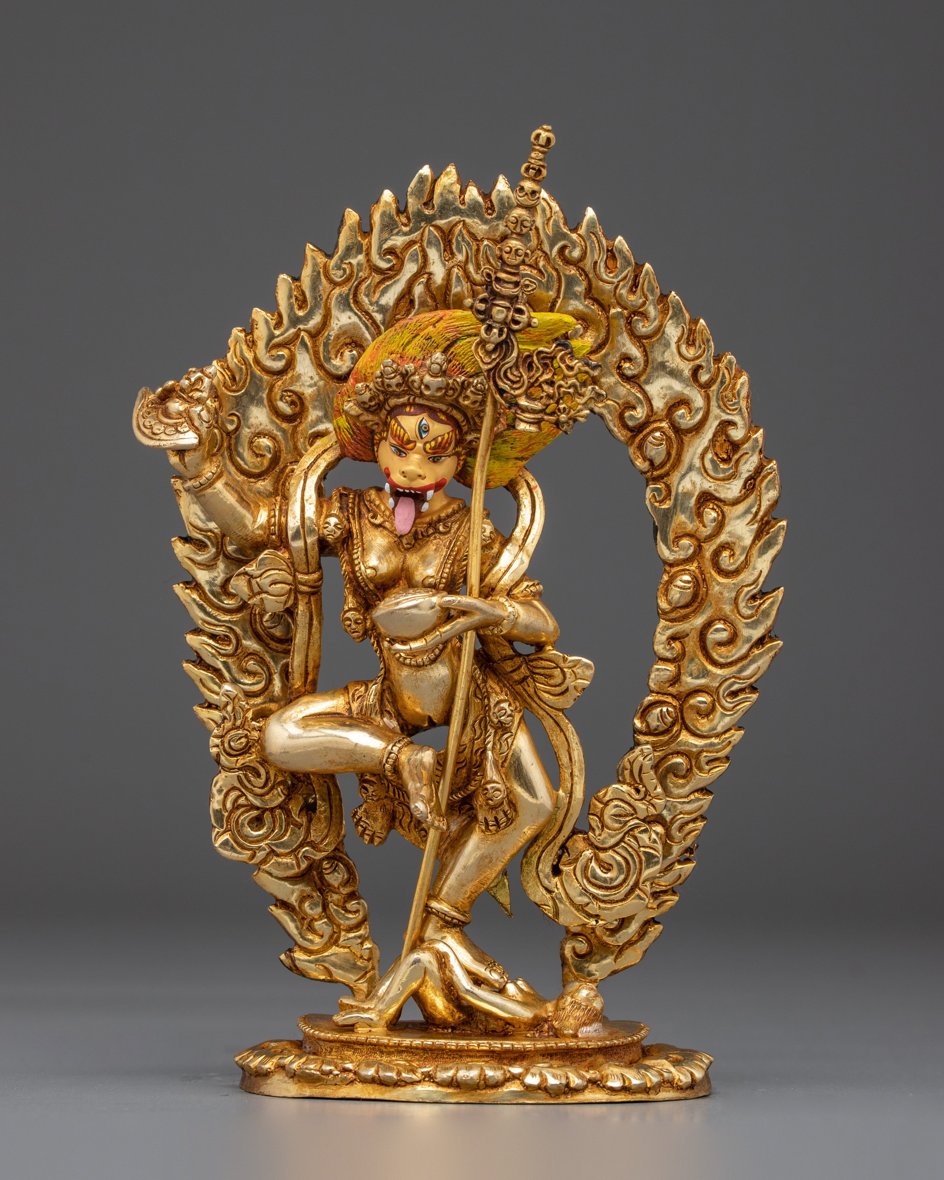 Lion-Faced Dakini Simhamukha Art