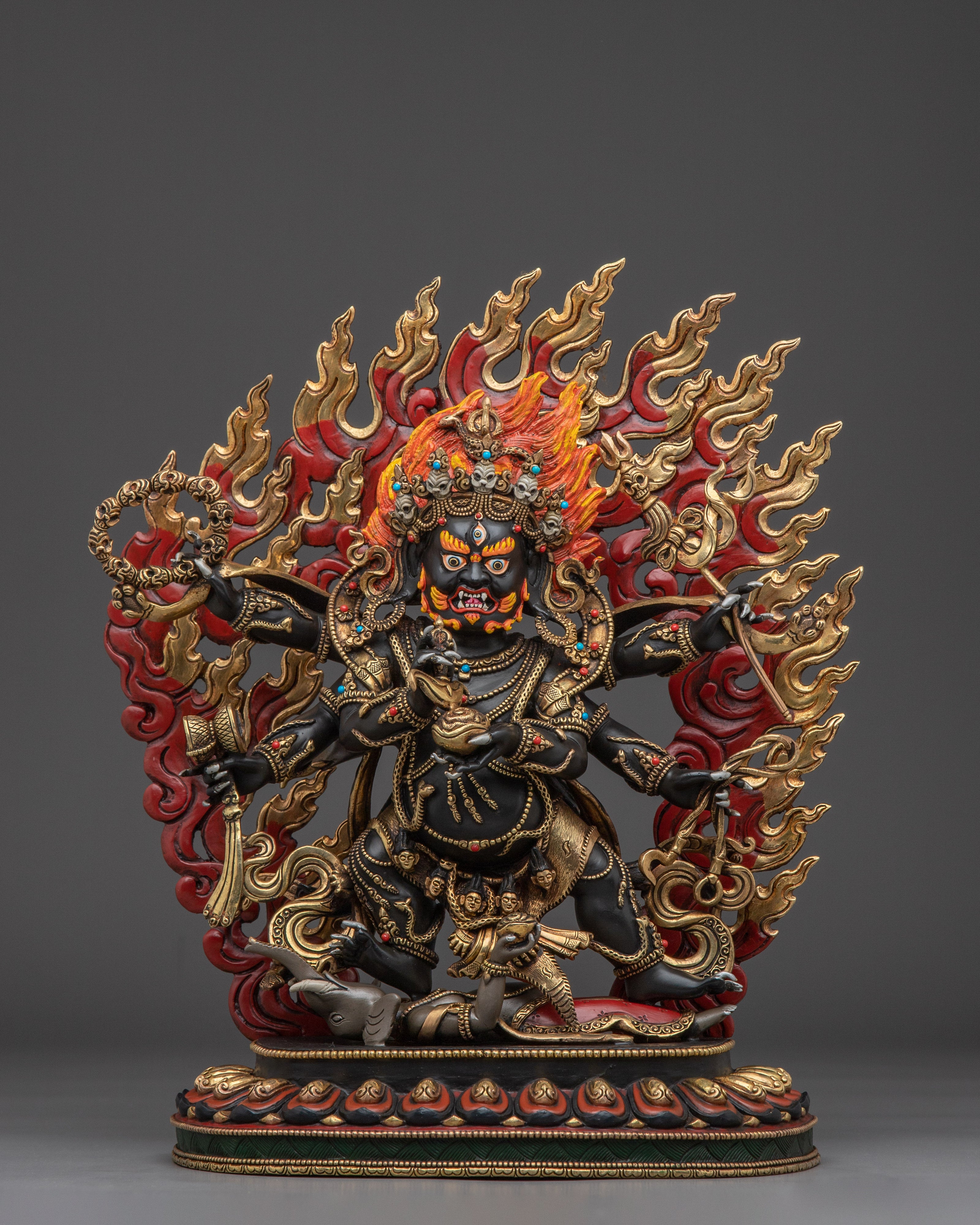 wrathful-six-armed-mahakala-statue