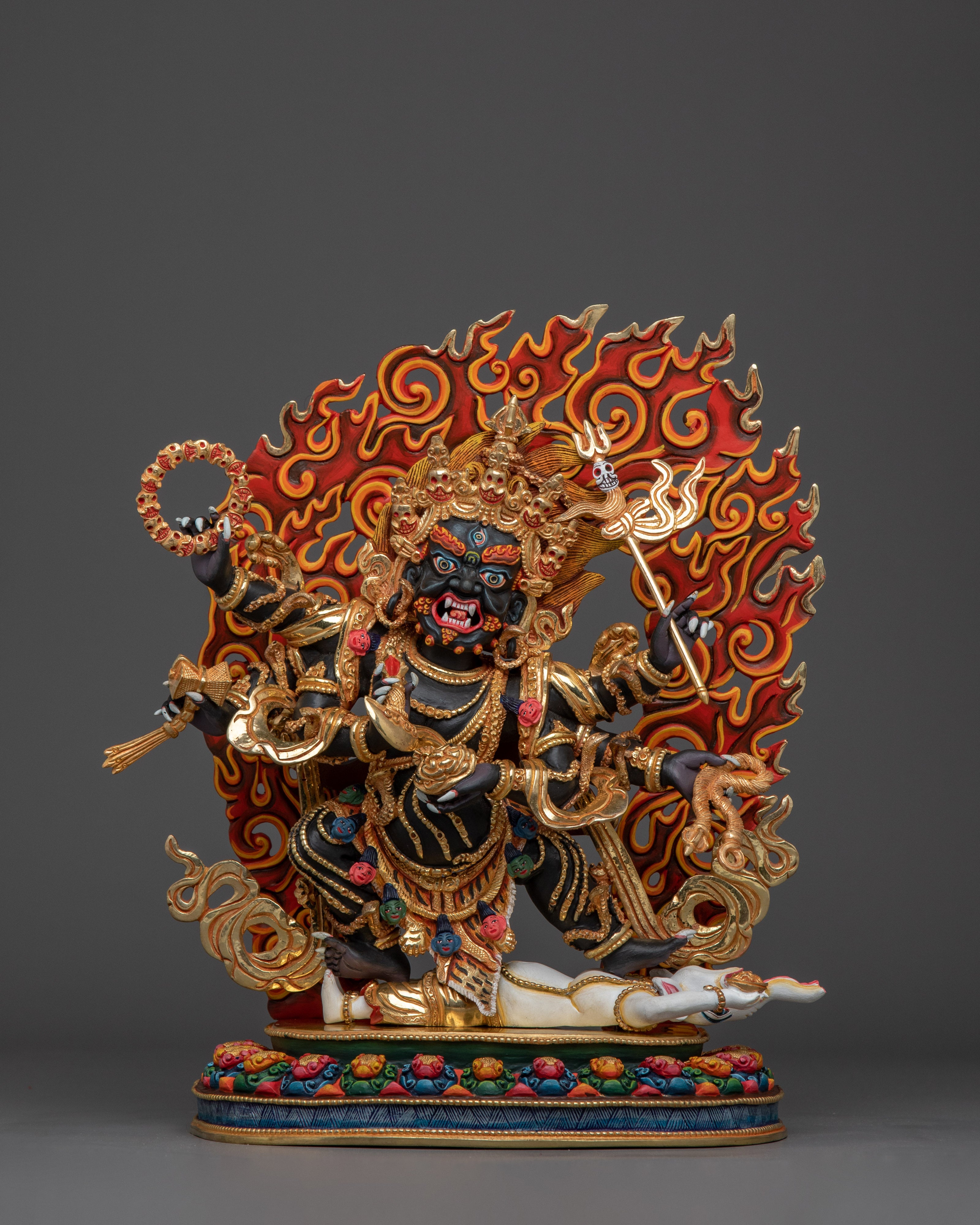 statue-of-wrathful-6-armed-mahakala