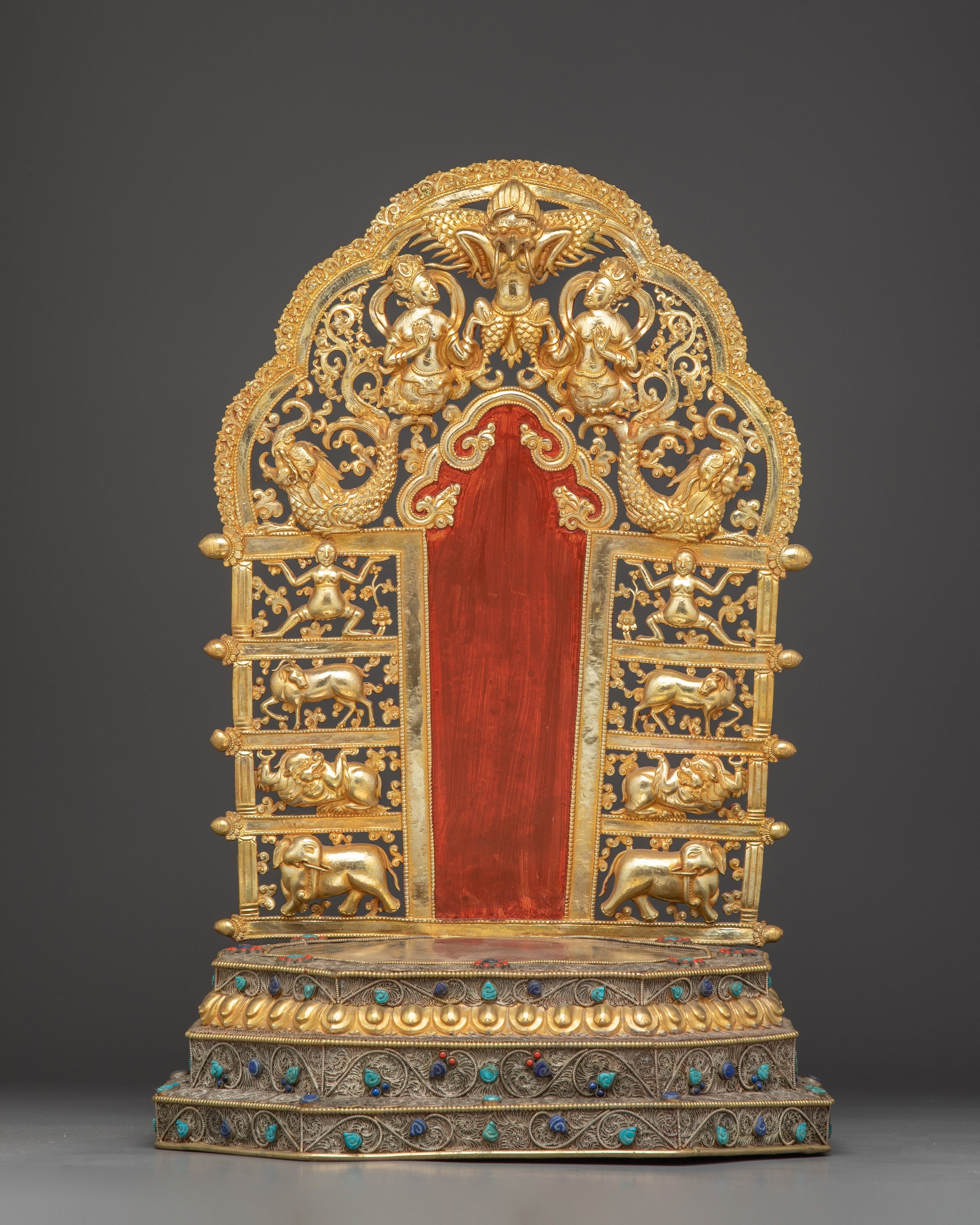 Golden Throne For Statues