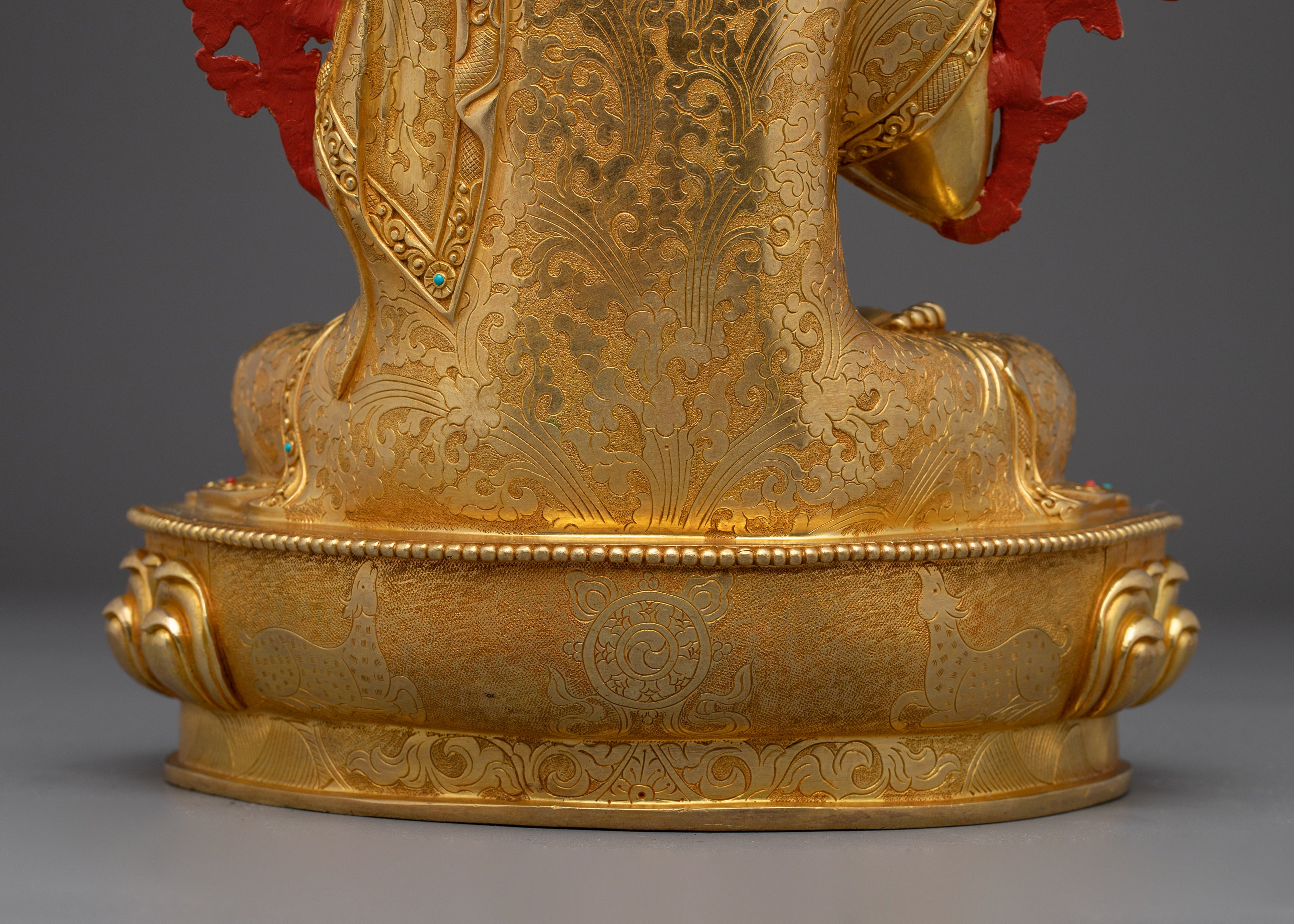 Golden Tsongkhapa Set | Himalayan Handcrafted Icon