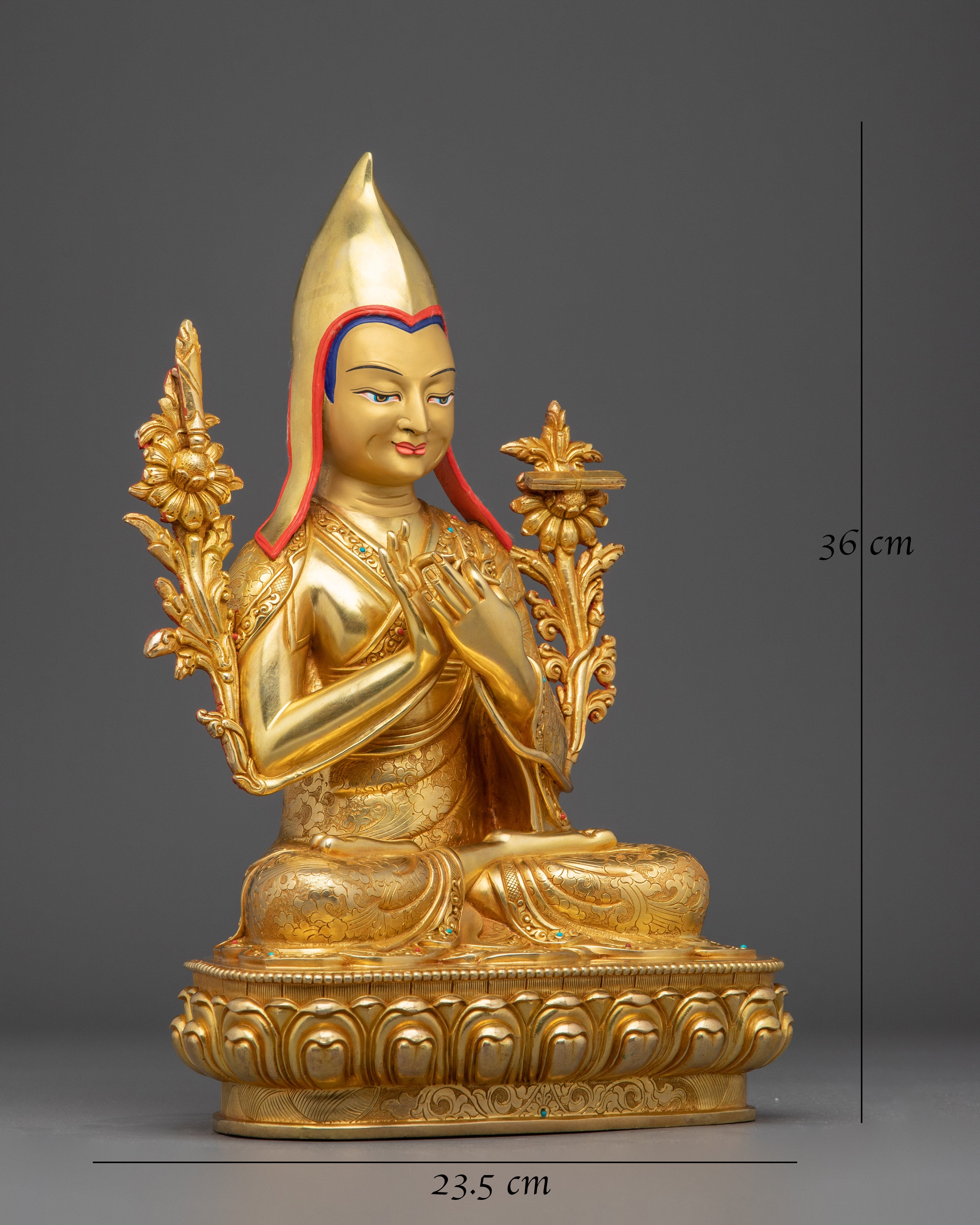 golden-tsongkhapa-statue