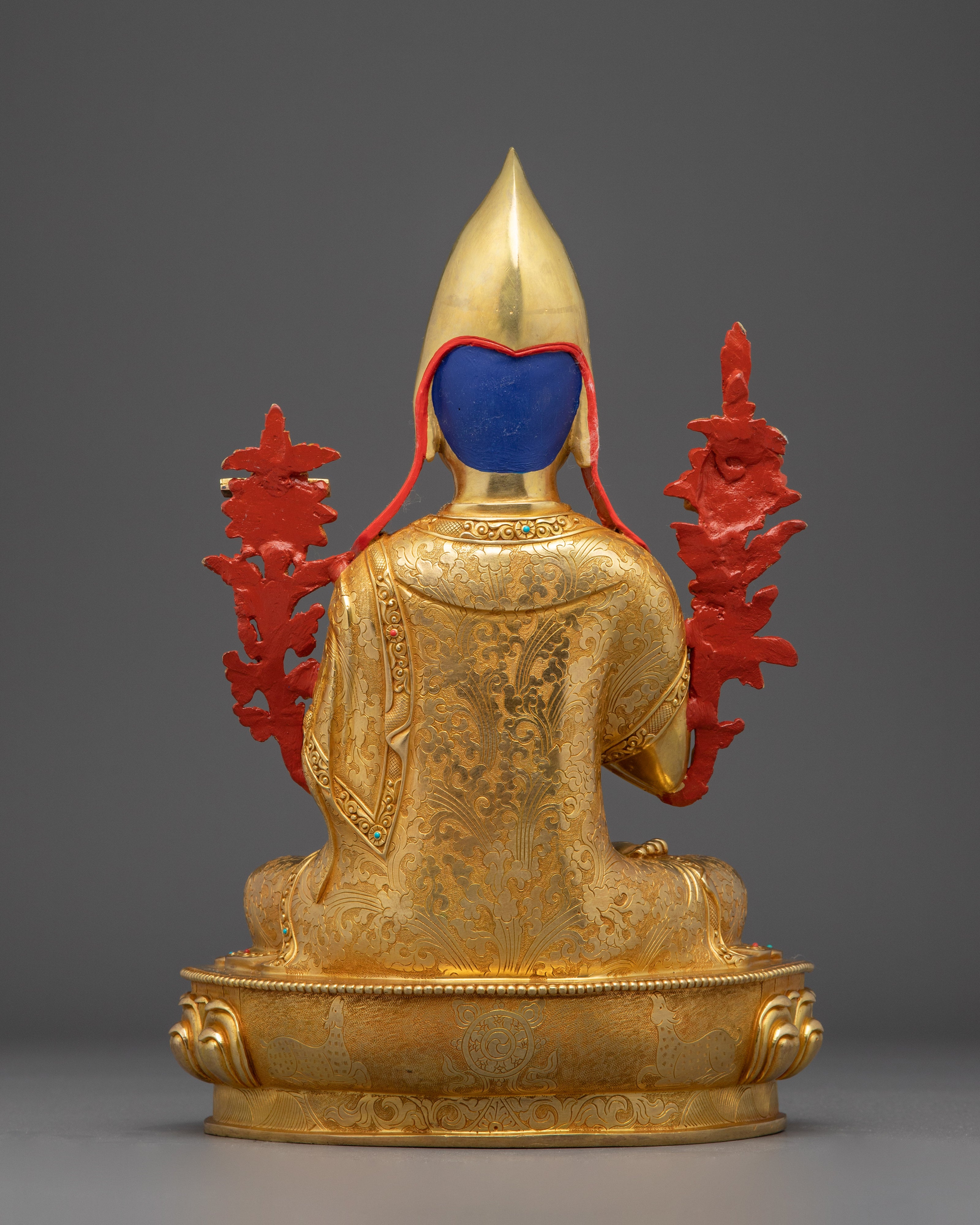 Golden Tsongkhapa Set | Himalayan Handcrafted Icon