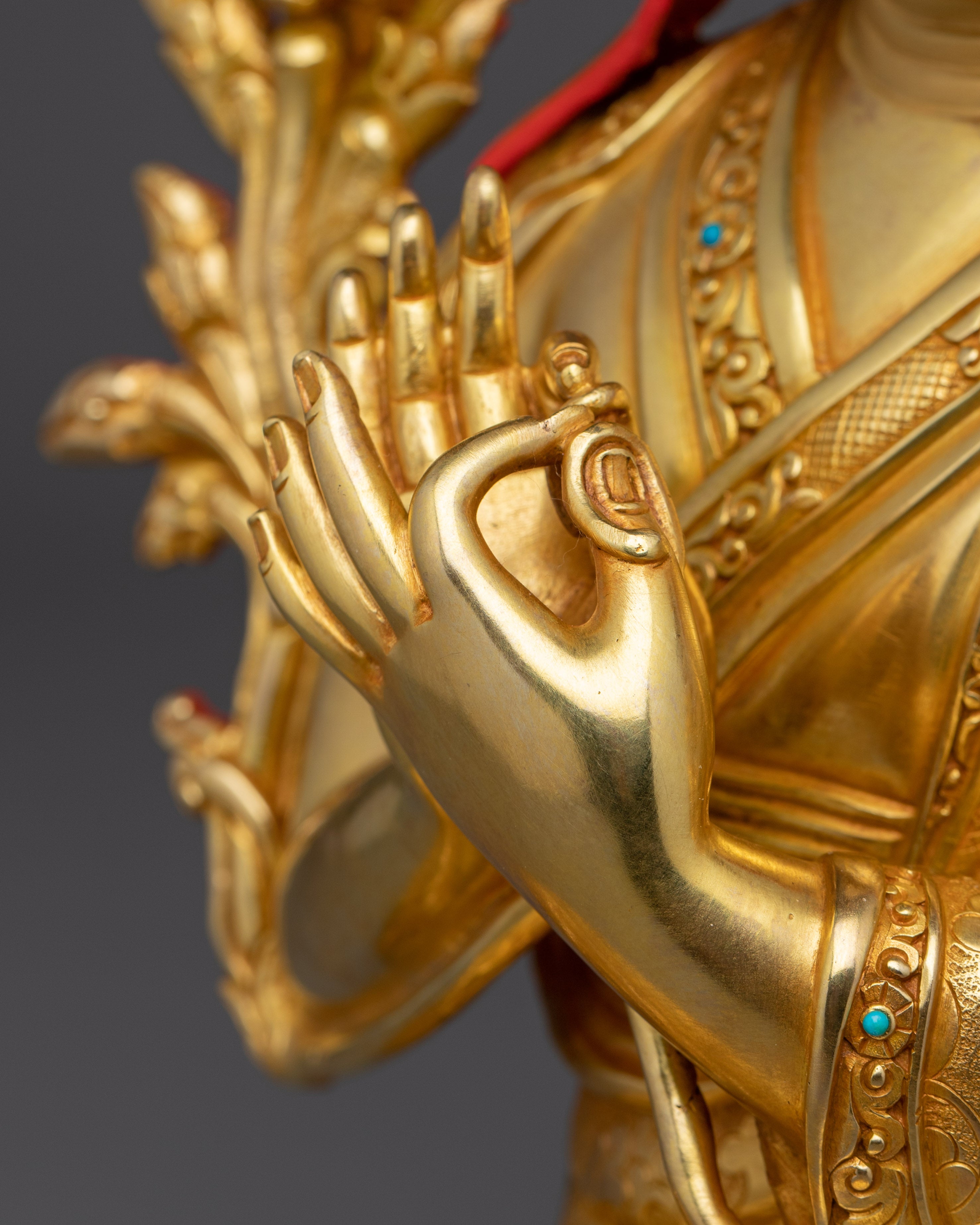 Golden Tsongkhapa Set | Himalayan Handcrafted Icon