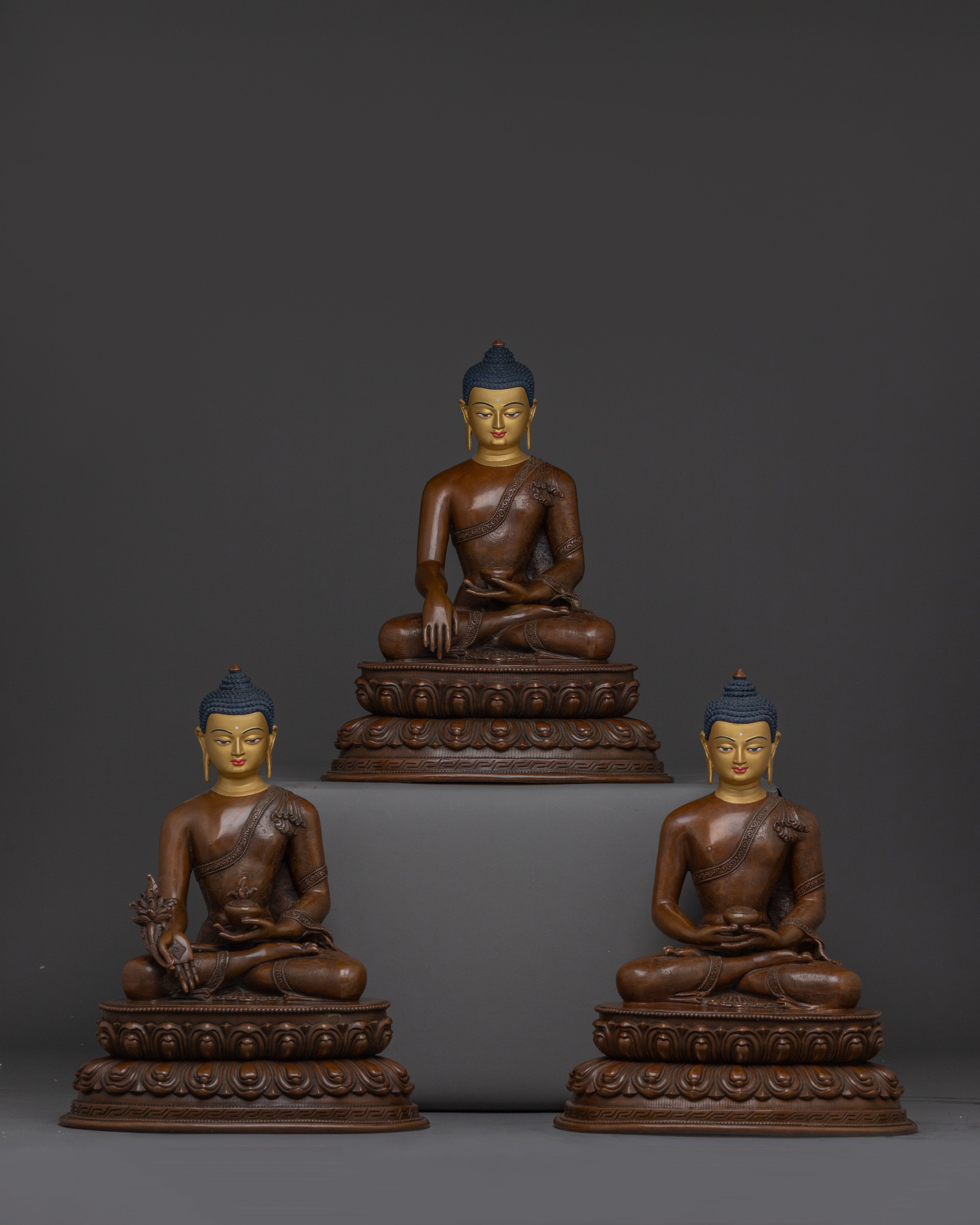 buddha-trinity-statue-set