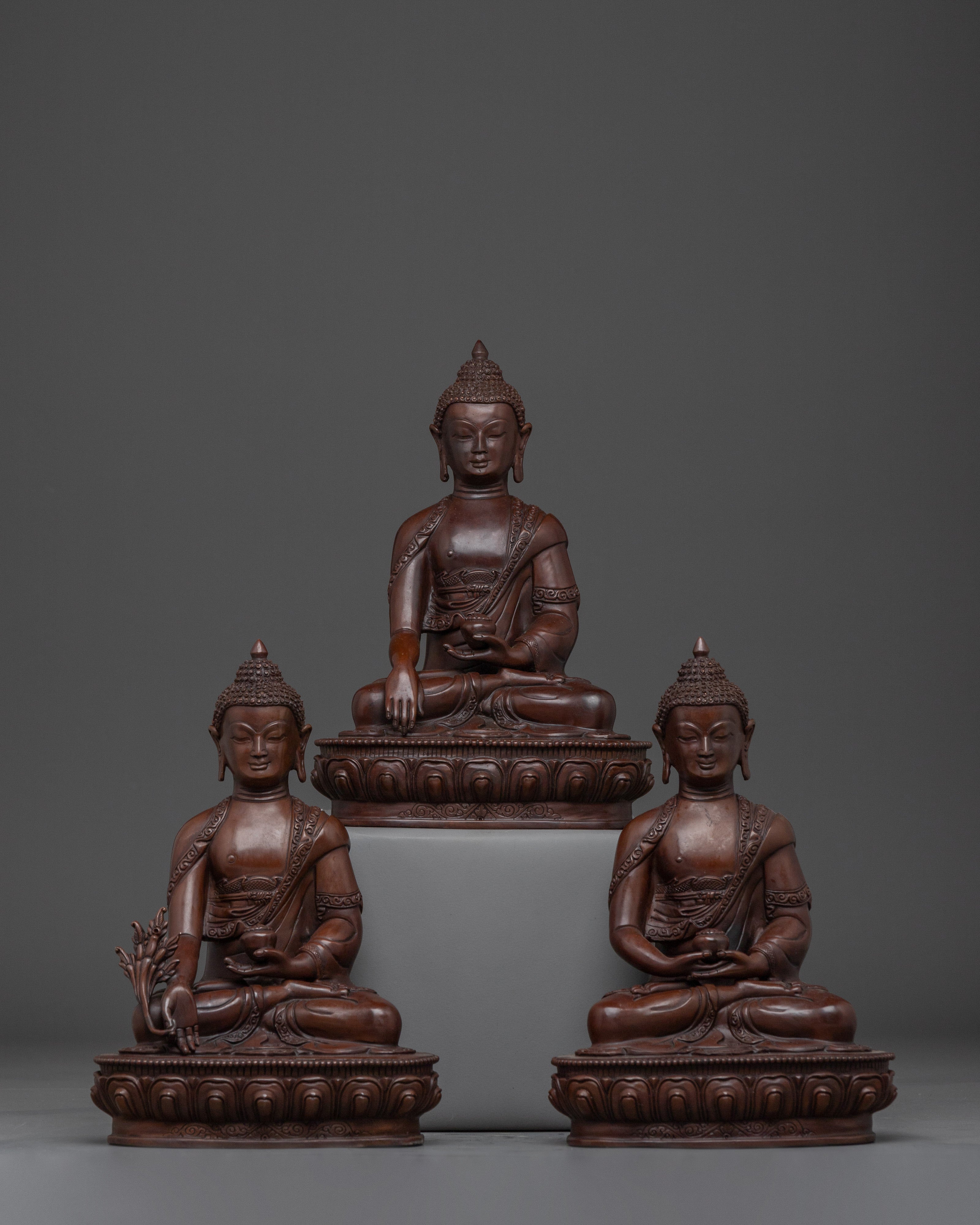 oxidized-three-buddha-set-statue