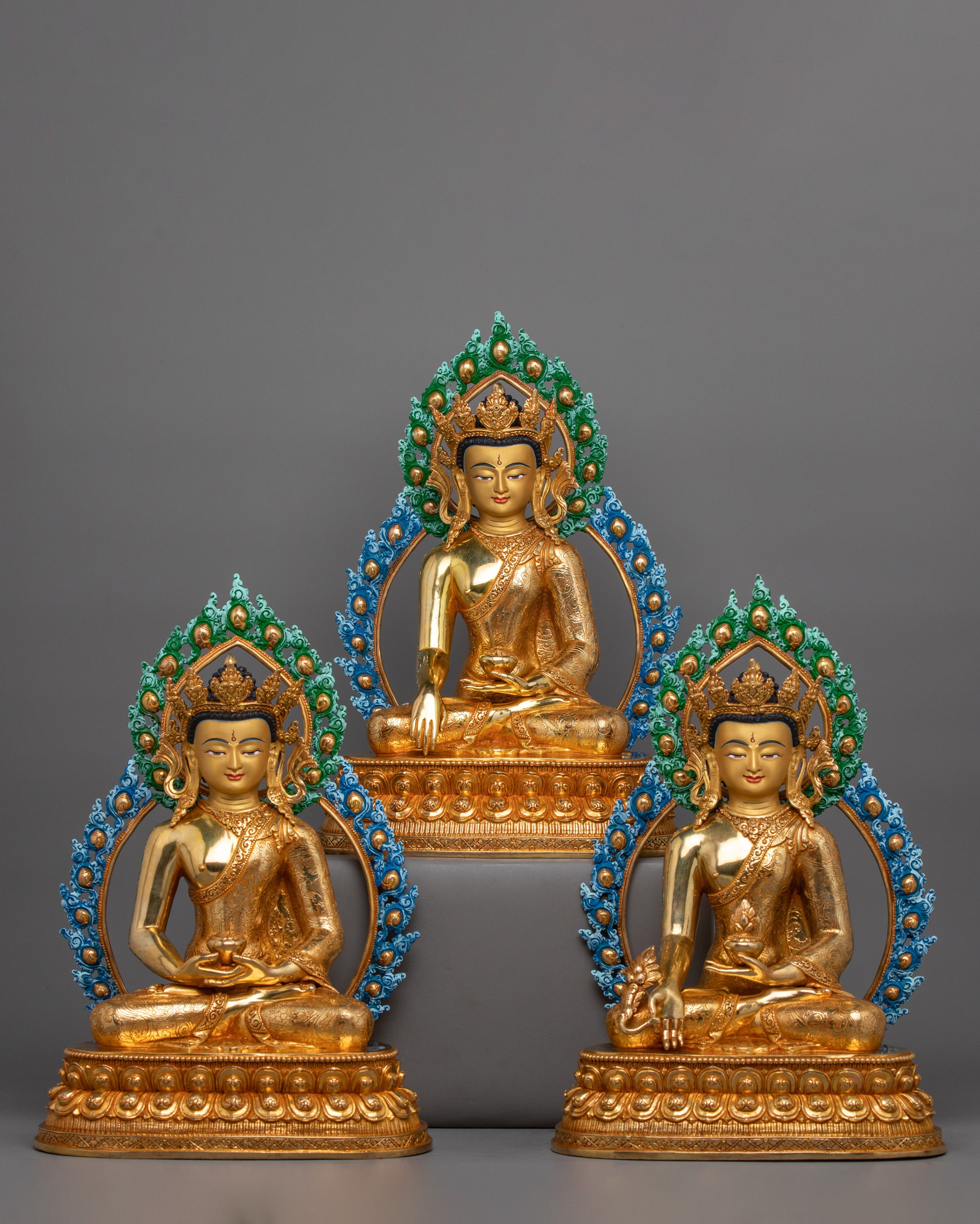 himalayan-figurine-of-three-buddha-sets
