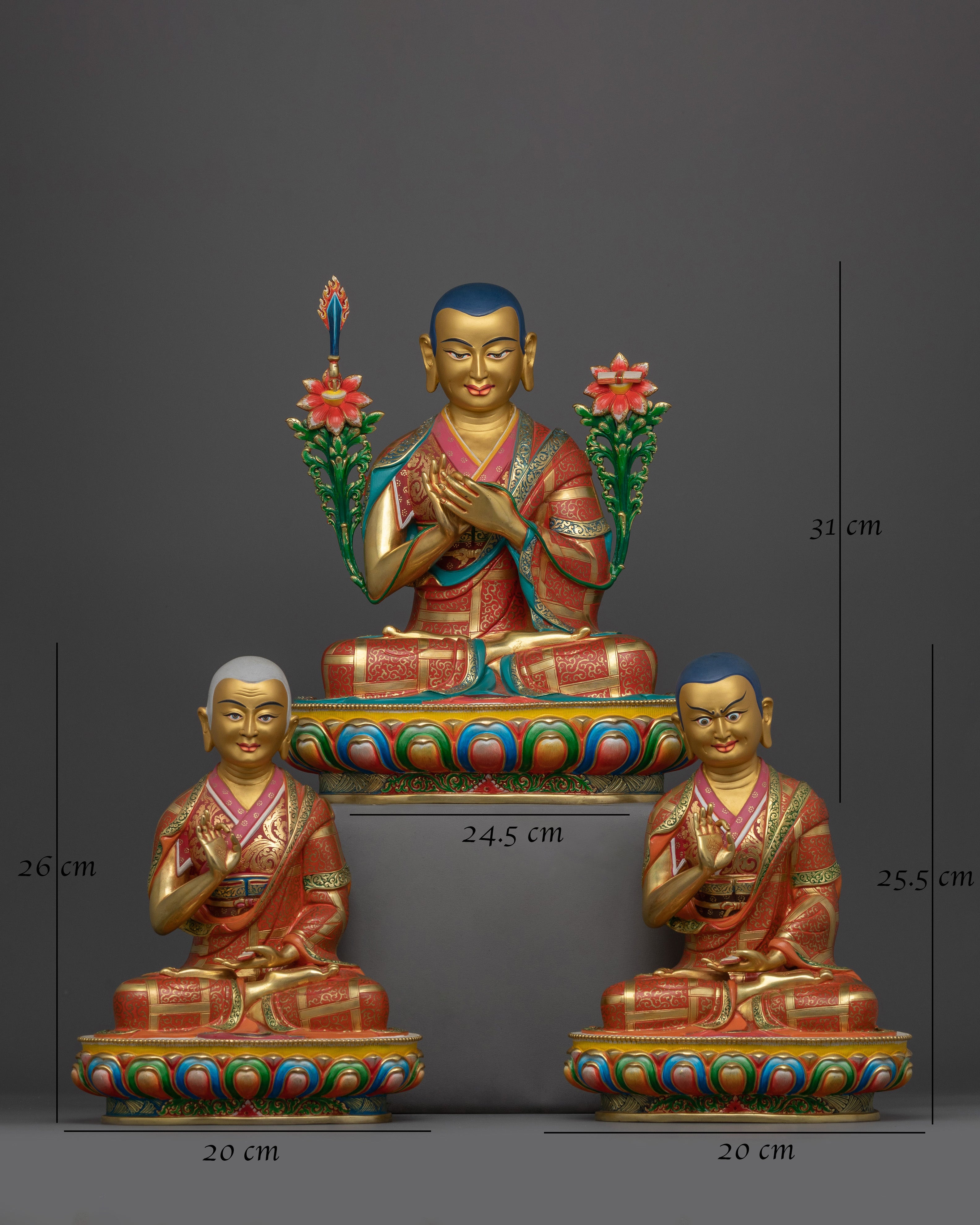 Tsong Khapa Set With His Deciples