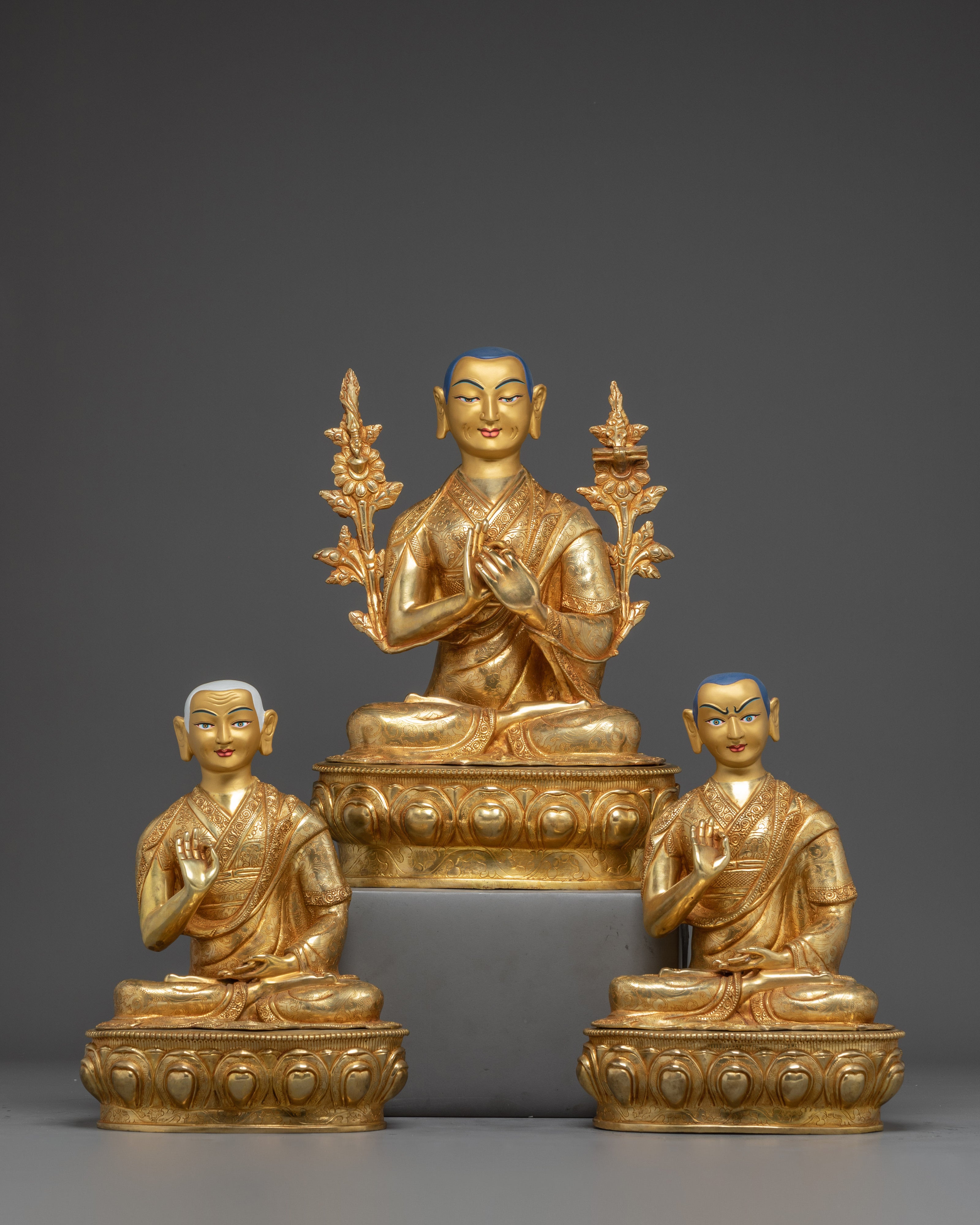 Tsongkhapa set Handmade Statues