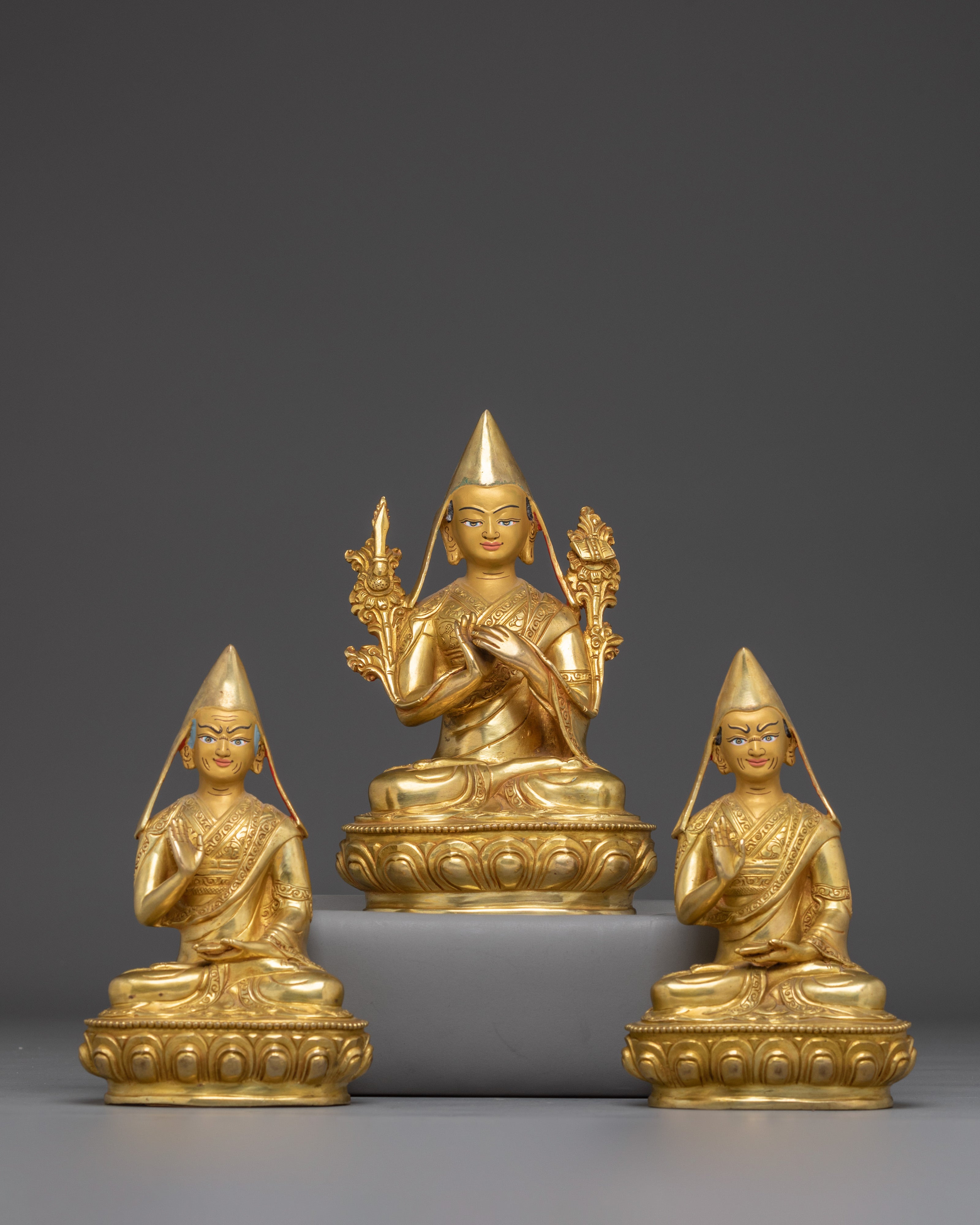 Tsongkhapa Statue Set