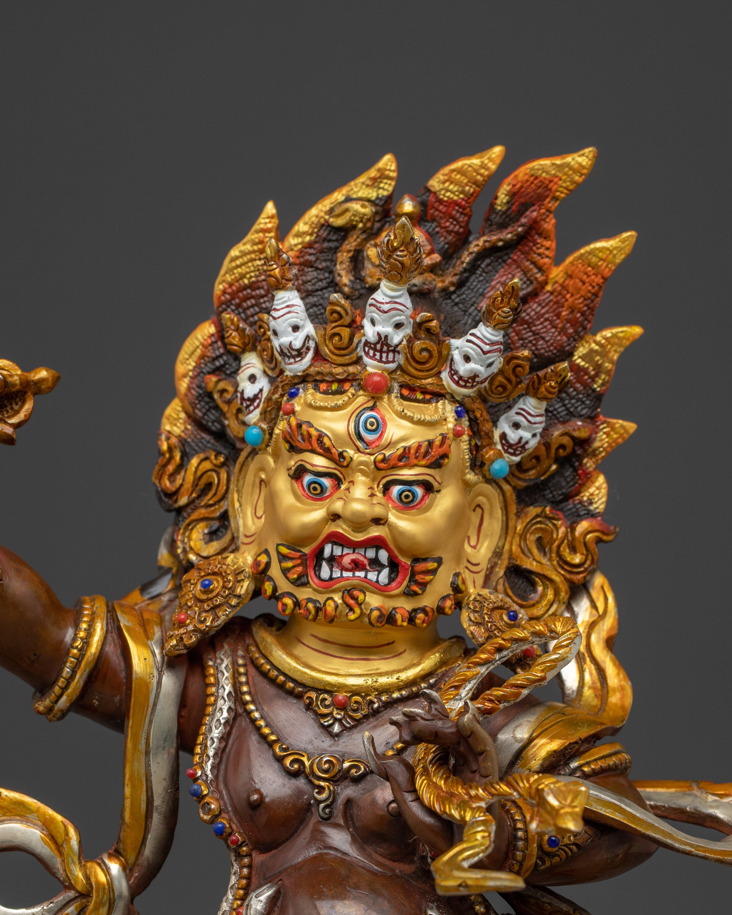 Vajrapani Bodhisattva Handcrafted Statue | Dharma Protector