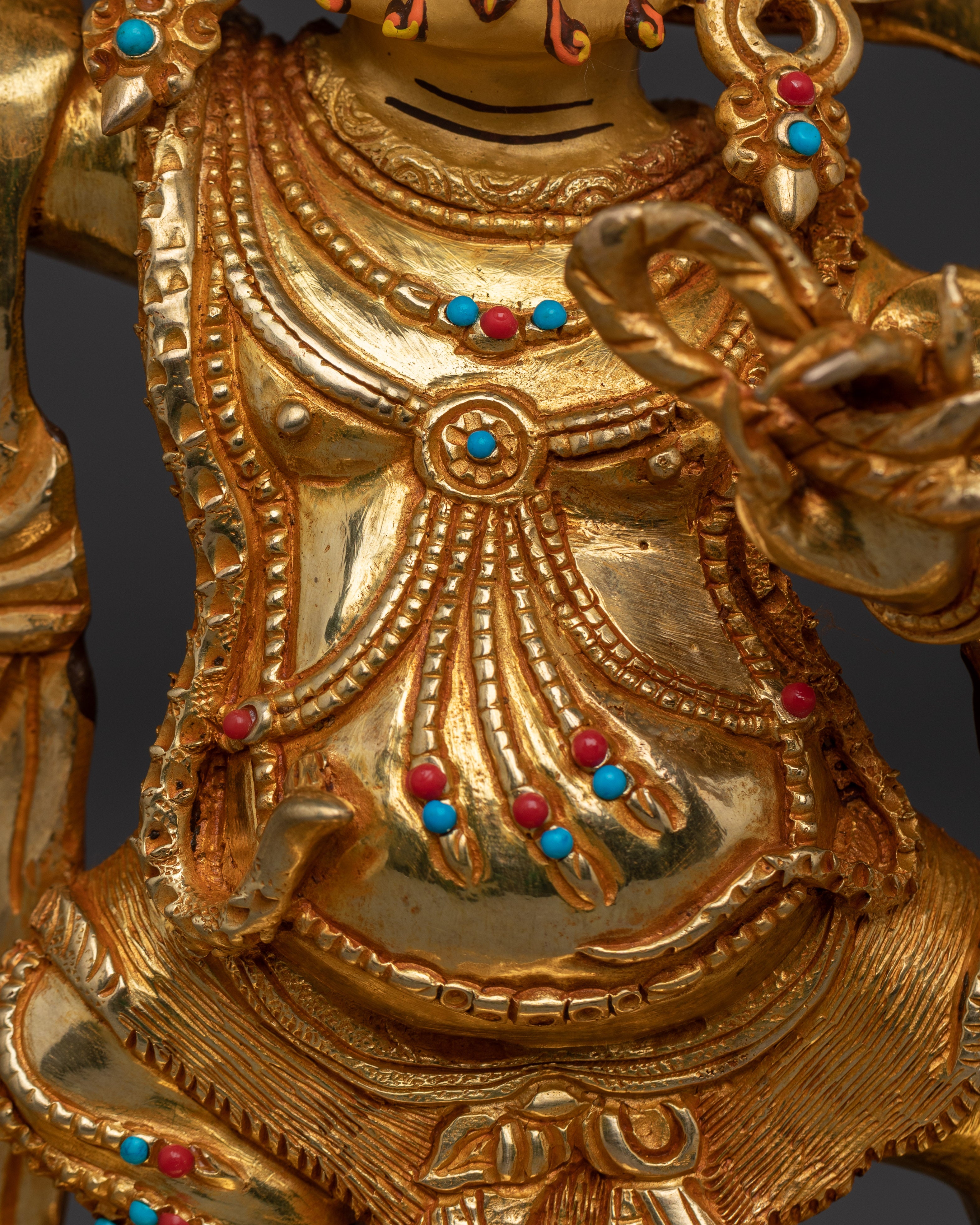 Vajrapani Copper Statue | Chana Dorje - Wrathful Bodhisattva Figurine