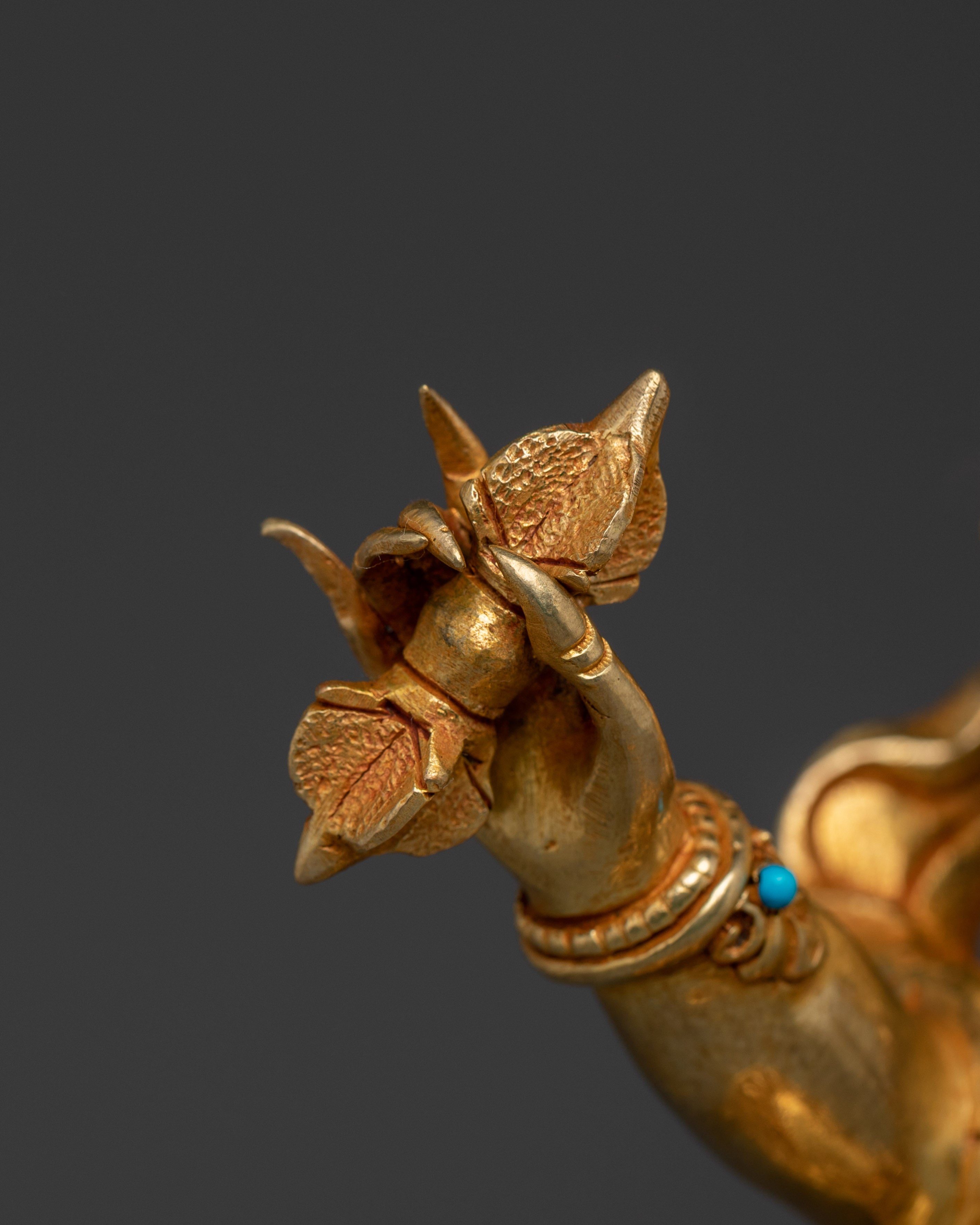 Vajrapani Copper Statue | Chana Dorje - Wrathful Bodhisattva Figurine