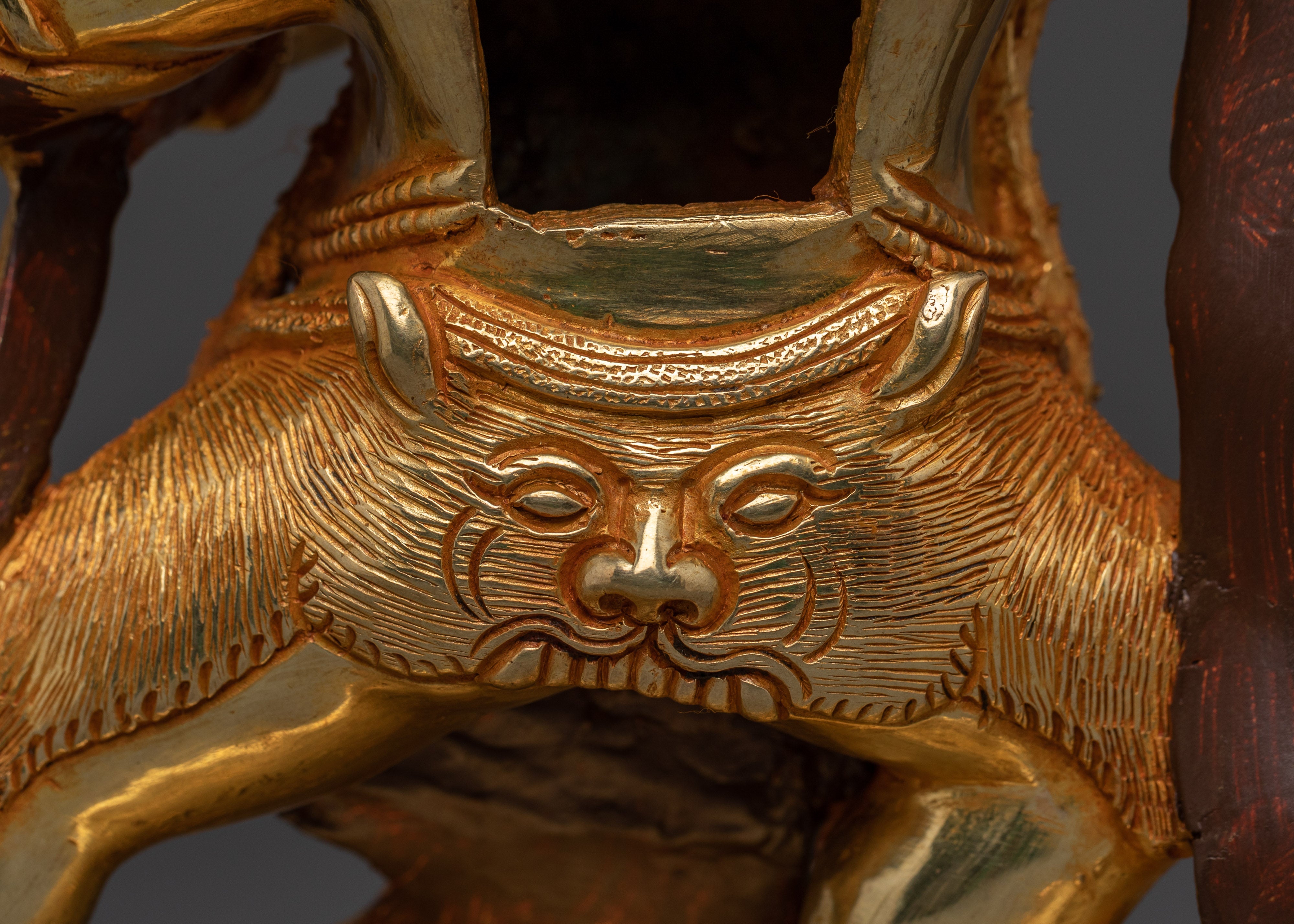 Vajrapani Copper Statue | Chana Dorje - Wrathful Bodhisattva Figurine