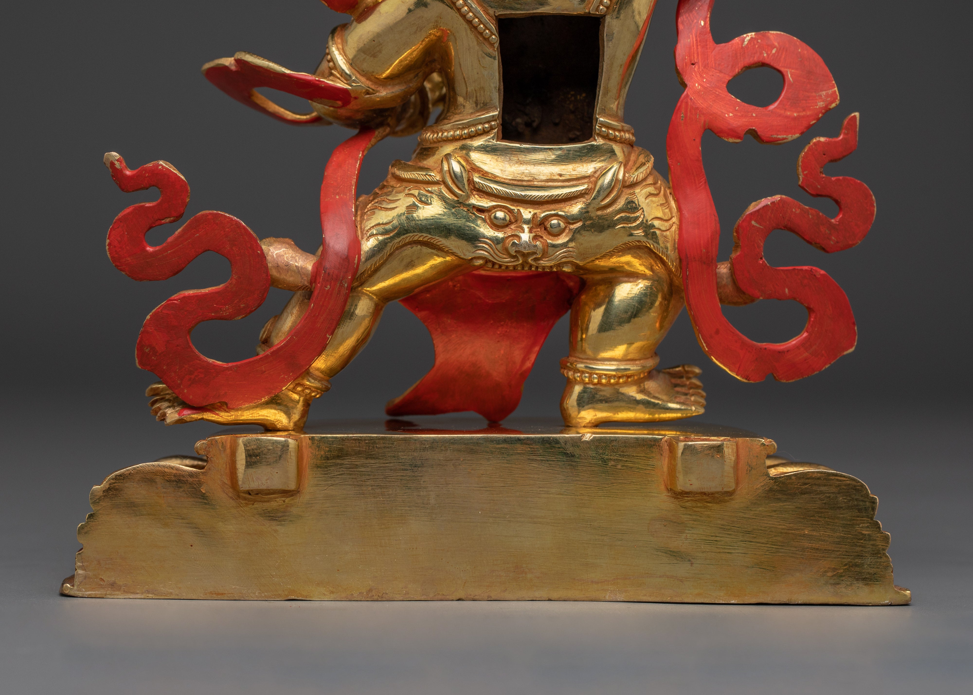 Bodhisattva Vajrapani Golden Statue | Chana Dorje - Guardian of the Dharma