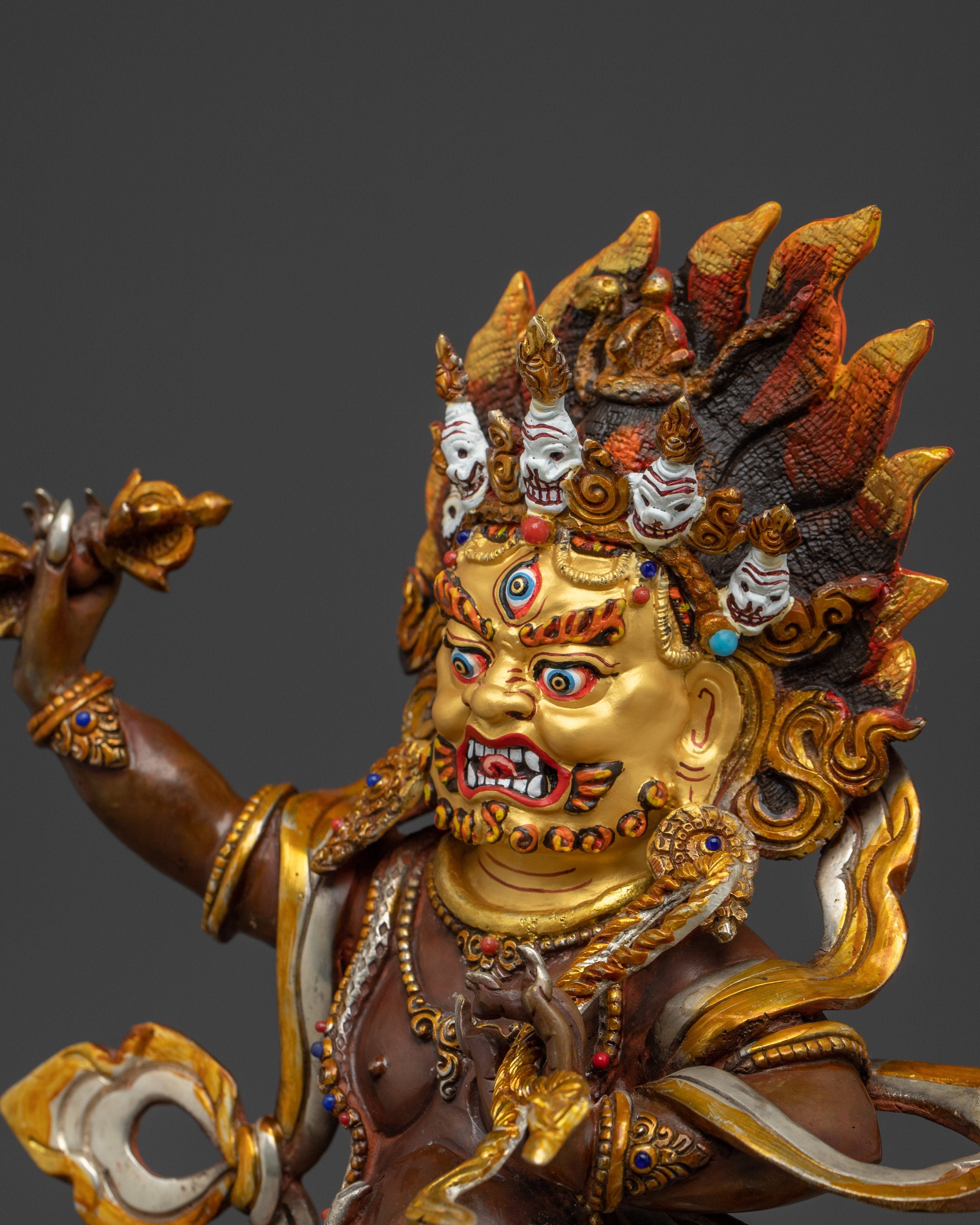 Vajrapani Bodhisattva Handcrafted Statue | Dharma Protector