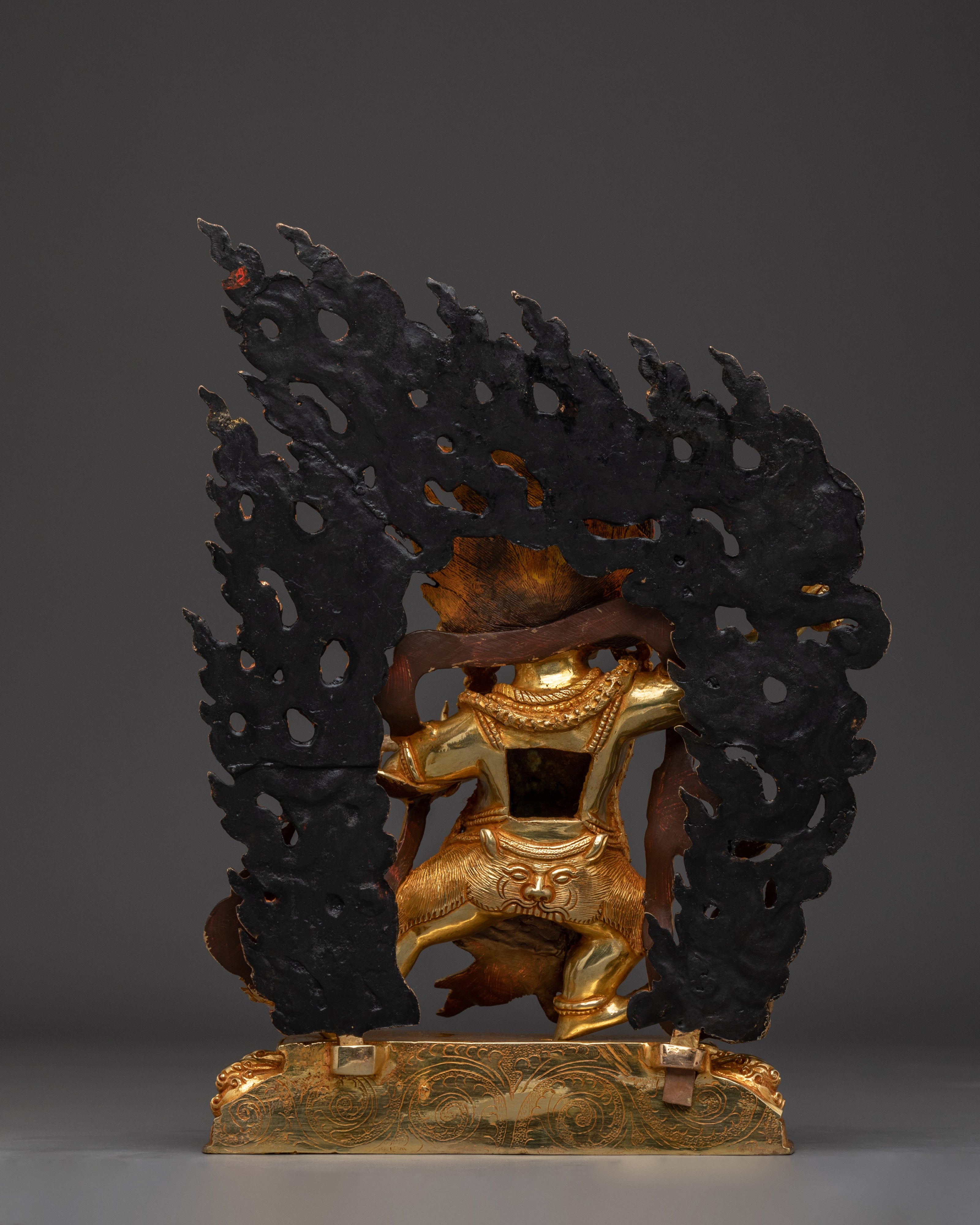 Vajrapani Copper Statue | Chana Dorje - Wrathful Bodhisattva Figurine