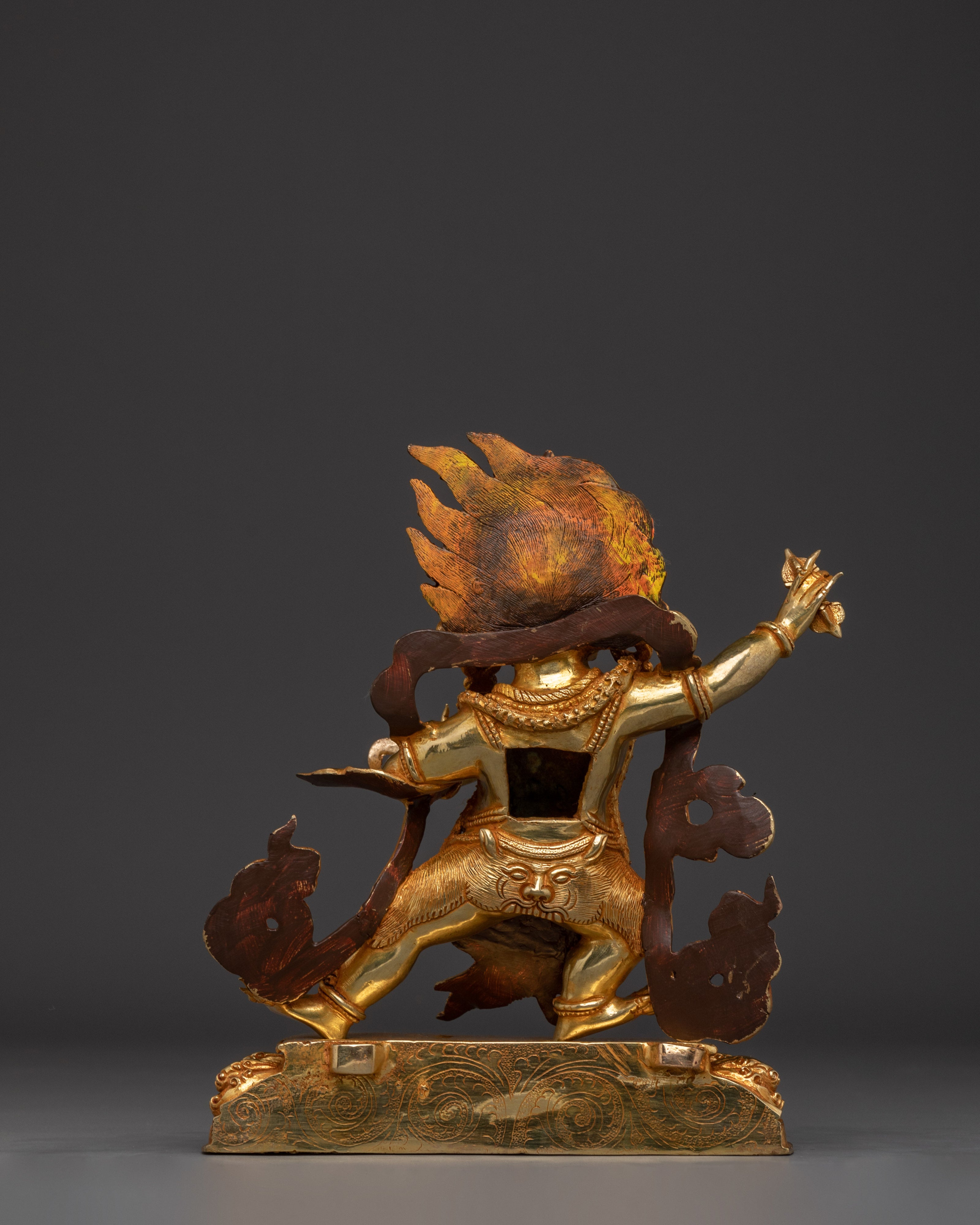 Vajrapani Copper Statue | Chana Dorje - Wrathful Bodhisattva Figurine