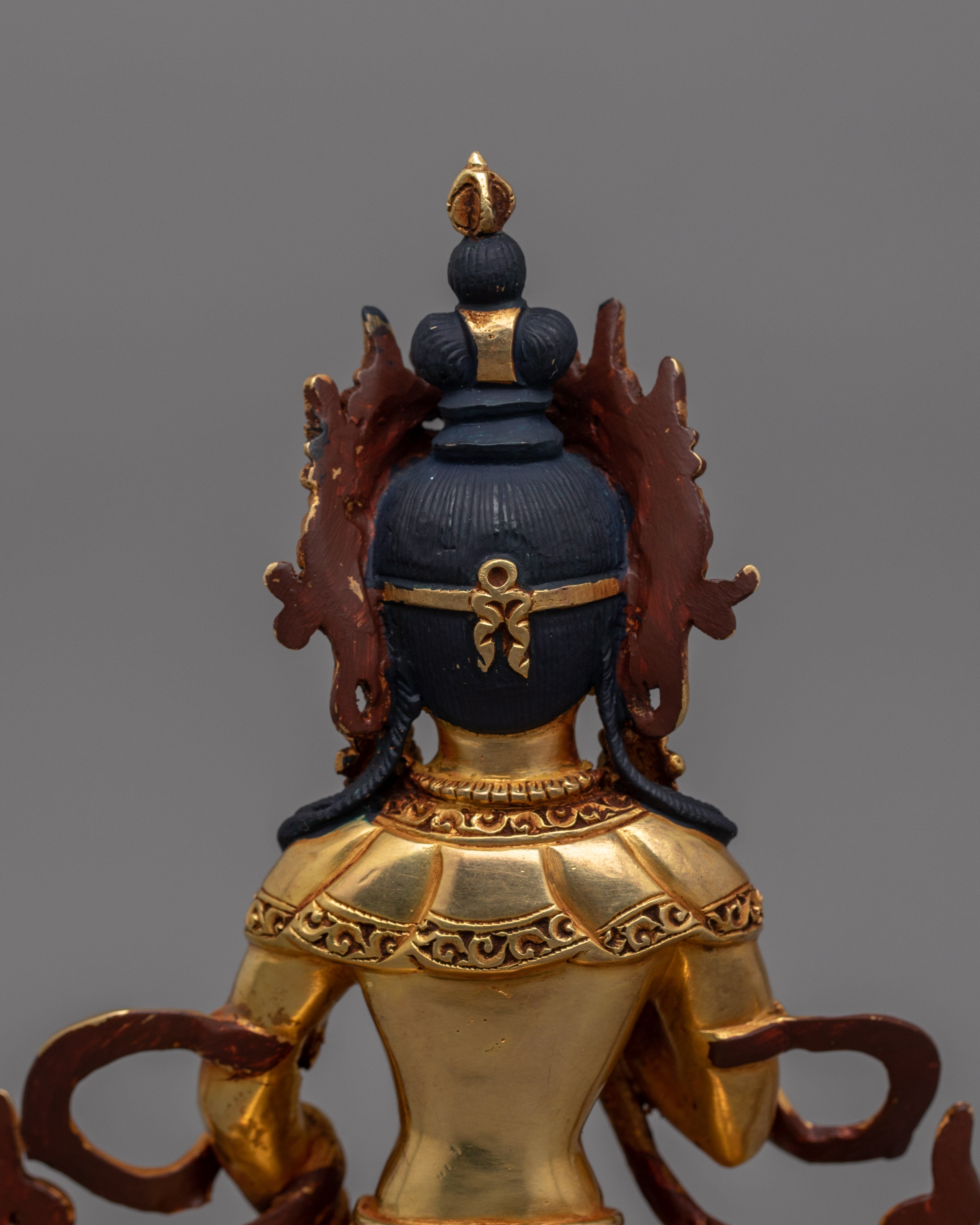 Handcrafted Tibetan Dorje Sempa Deity Figurine | Deity of Purification