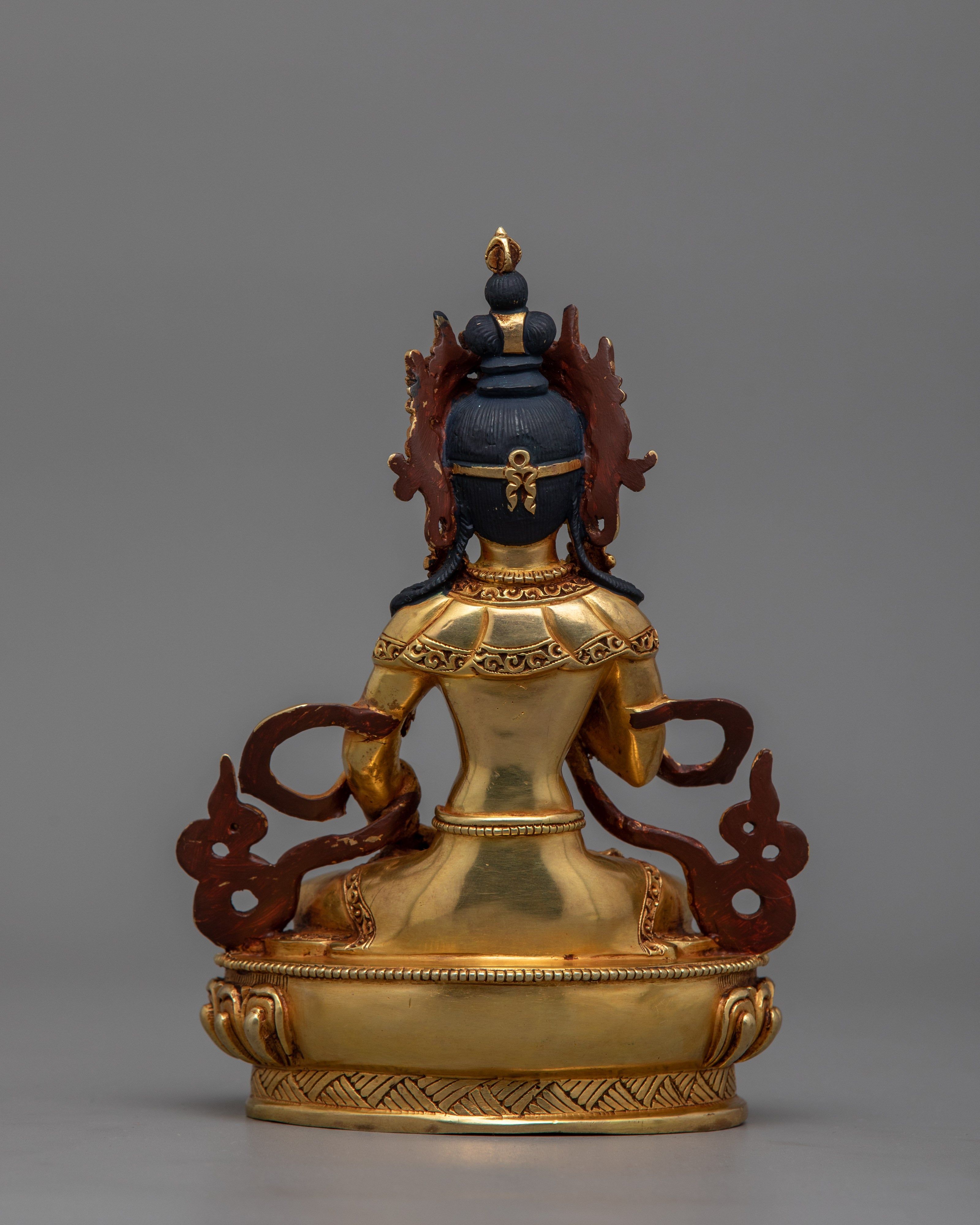 Handcrafted Tibetan Dorje Sempa Deity Figurine | Deity of Purification