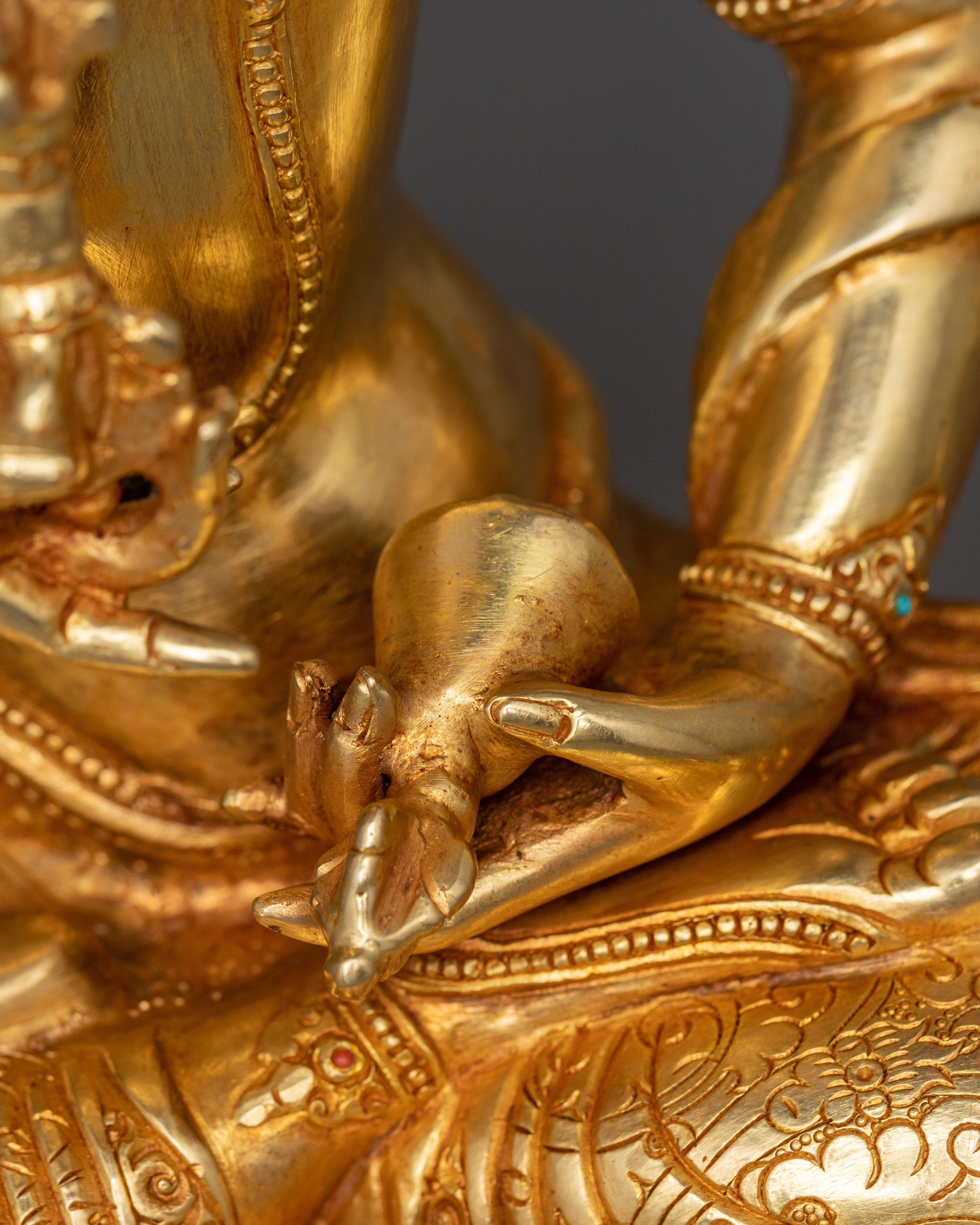 Vajrasattva Tibetan Deity Statue | Symbol of Purification and Enlightenment