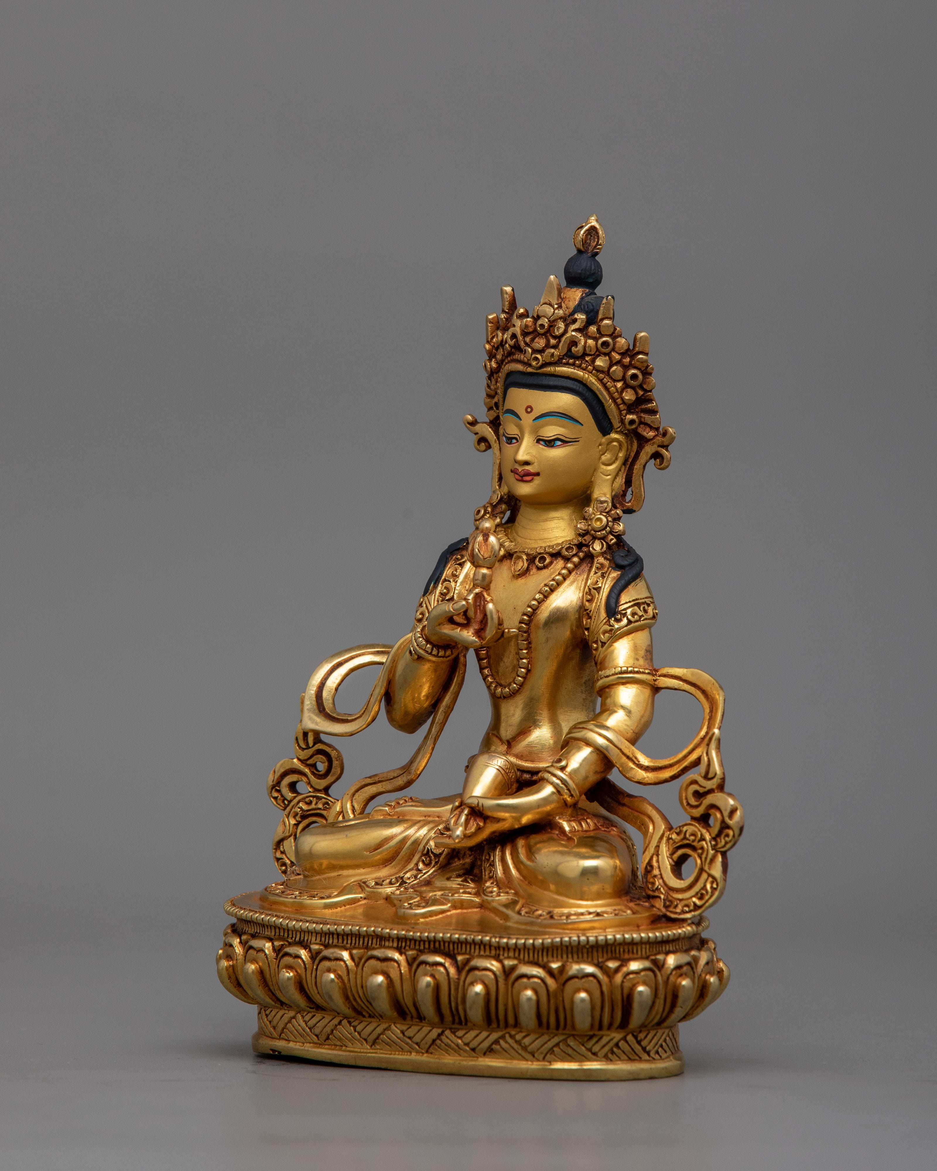 Handcrafted Tibetan Dorje Sempa Deity Figurine | Deity of Purification