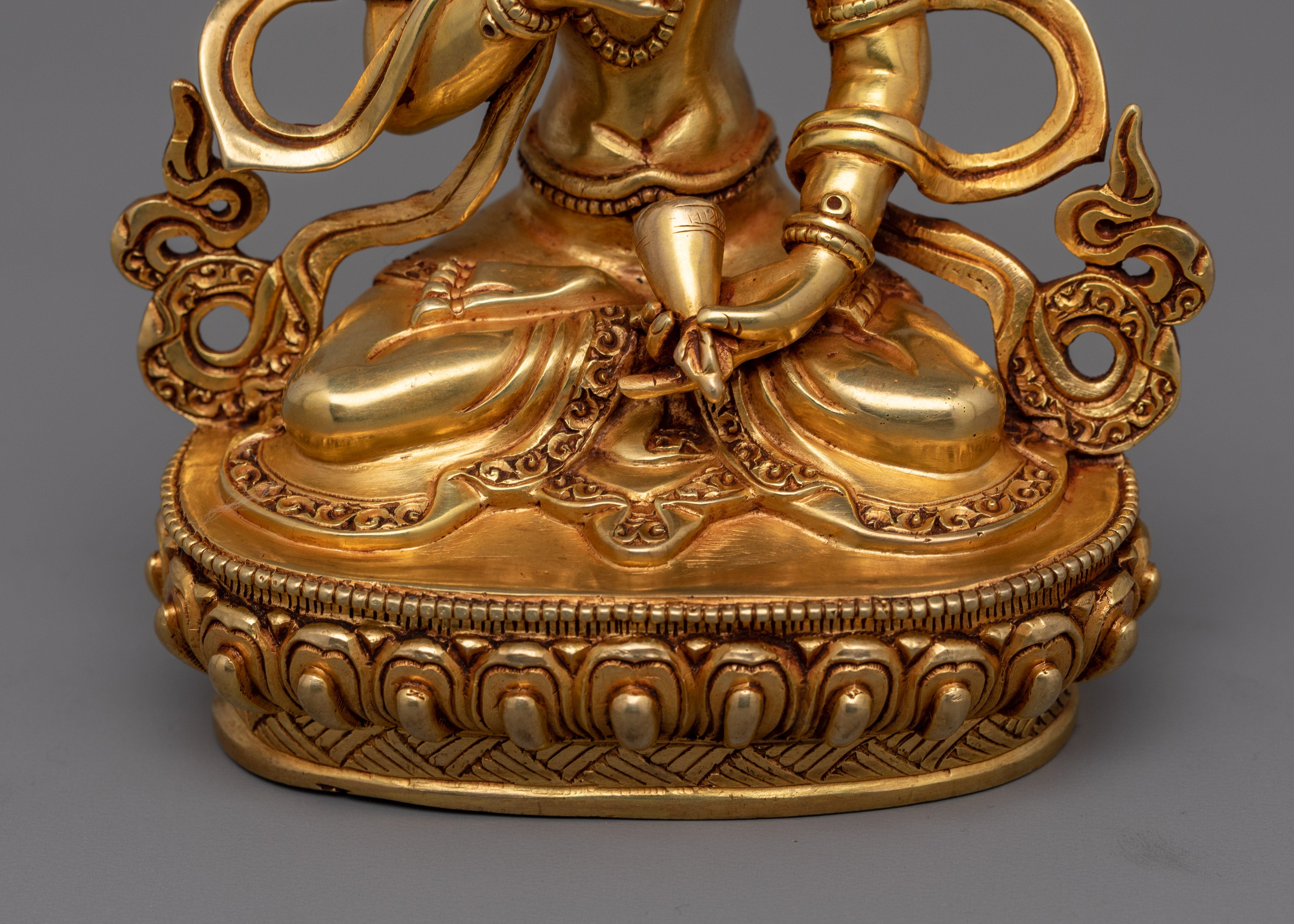 Handcrafted Tibetan Dorje Sempa Deity Figurine | Deity of Purification