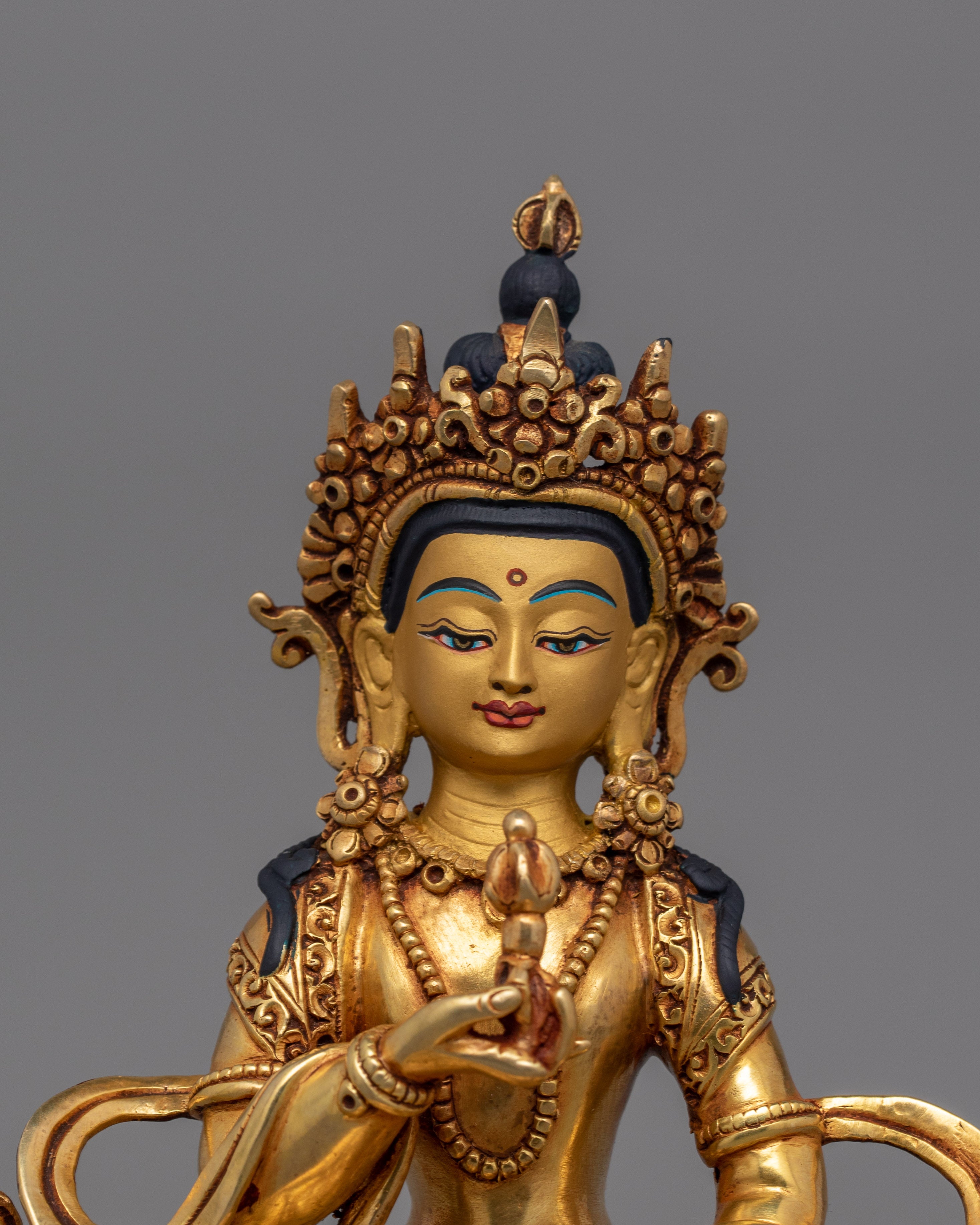 Handcrafted Tibetan Dorje Sempa Deity Figurine | Deity of Purification