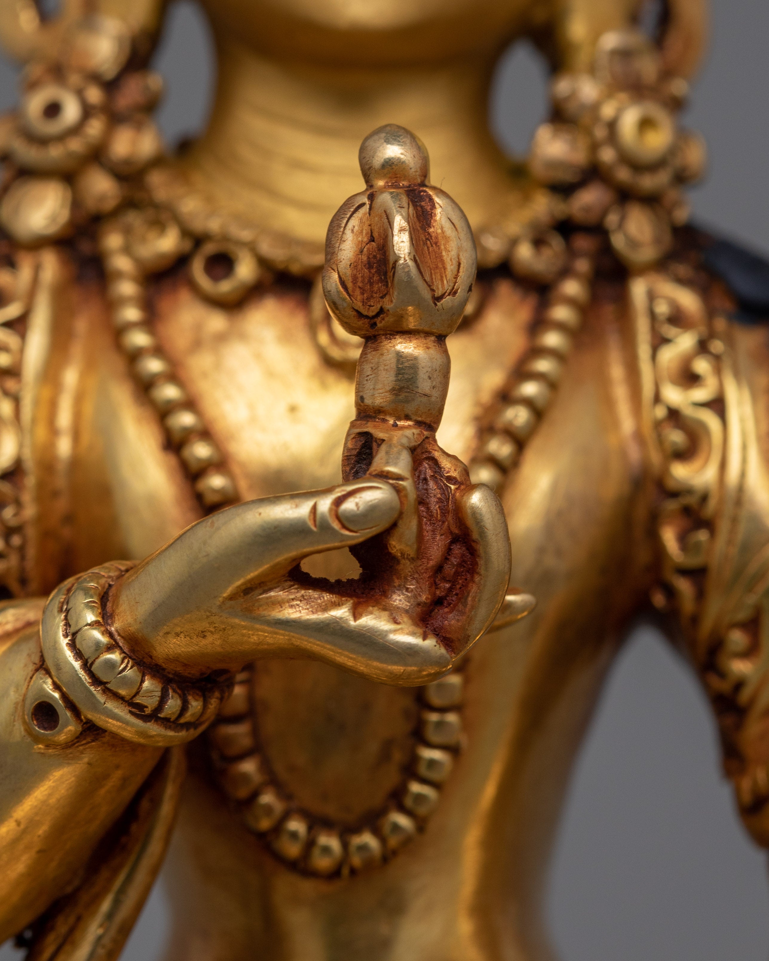 Handcrafted Tibetan Dorje Sempa Deity Figurine | Deity of Purification