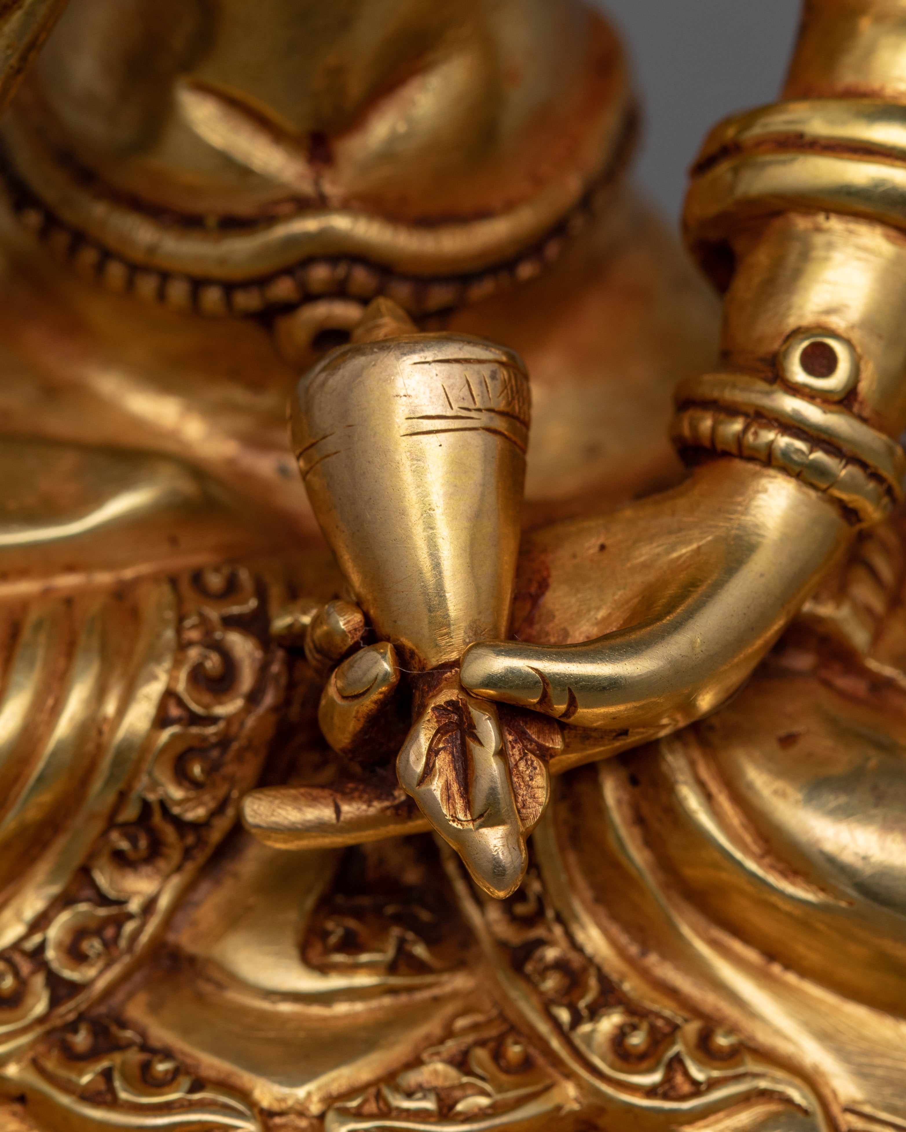 Handcrafted Tibetan Dorje Sempa Deity Figurine | Deity of Purification