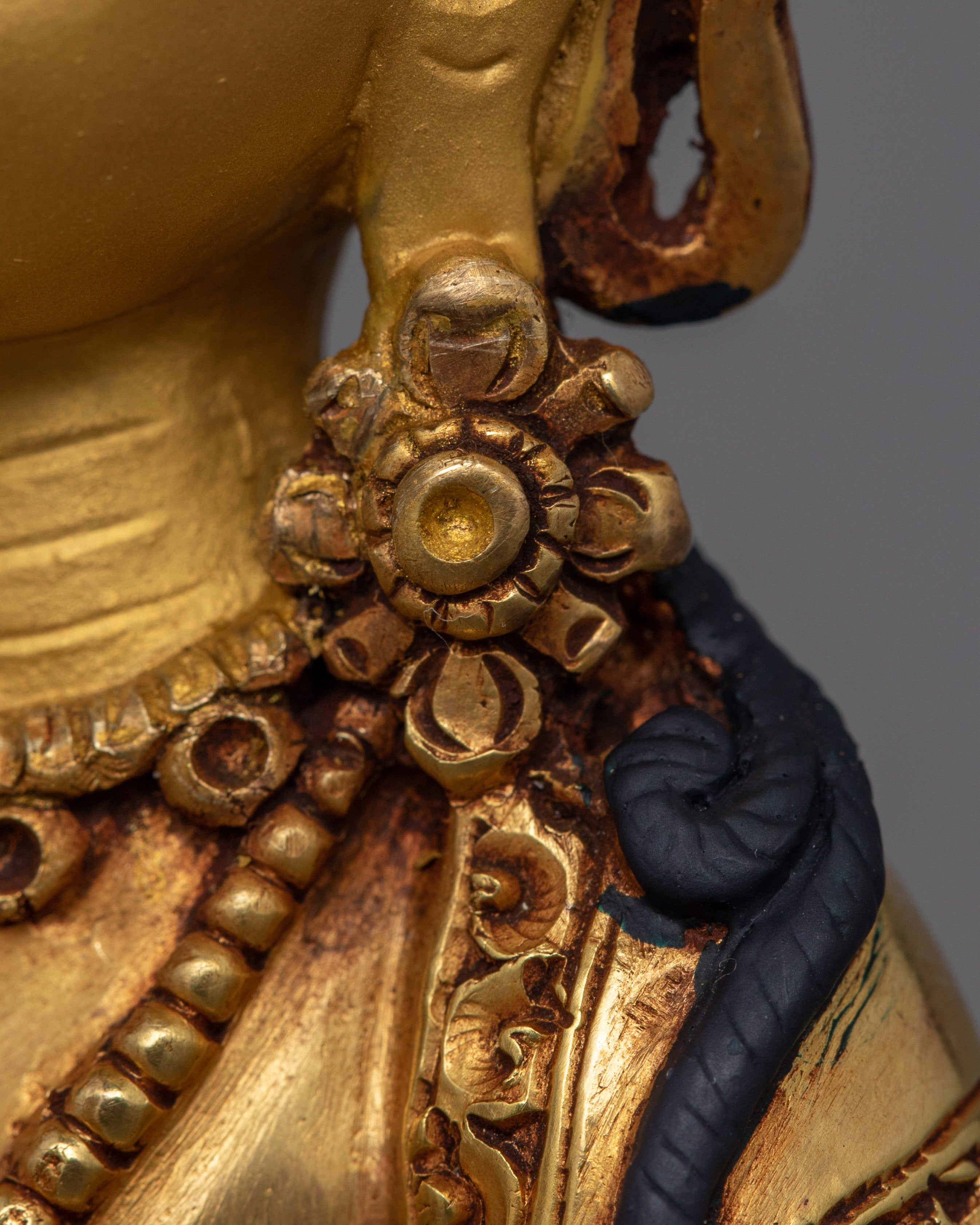 Handcrafted Tibetan Dorje Sempa Deity Figurine | Deity of Purification