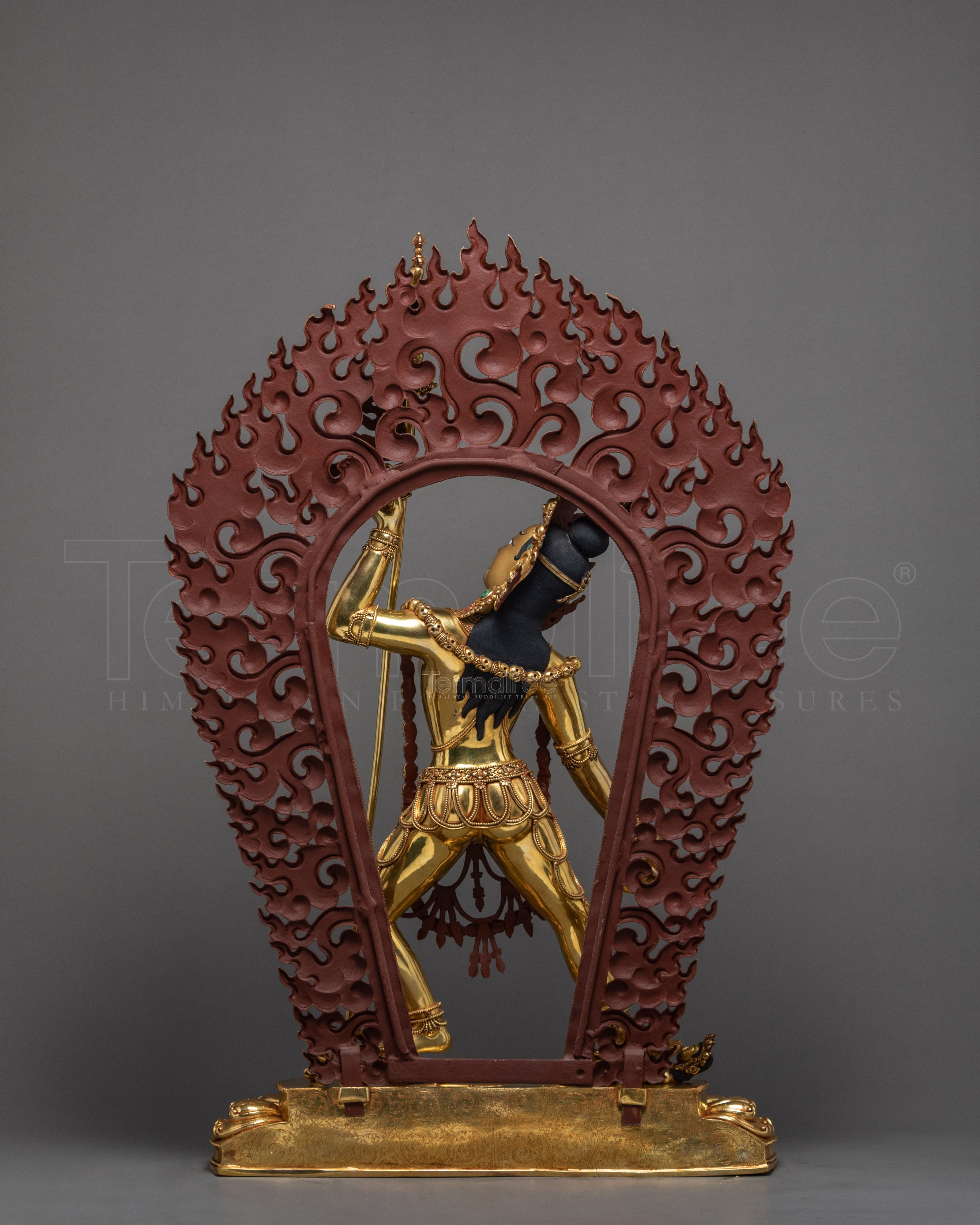 Vajrayogini Statue | Traditional Hand-carved Red Dakini | Sculptures of Nepal