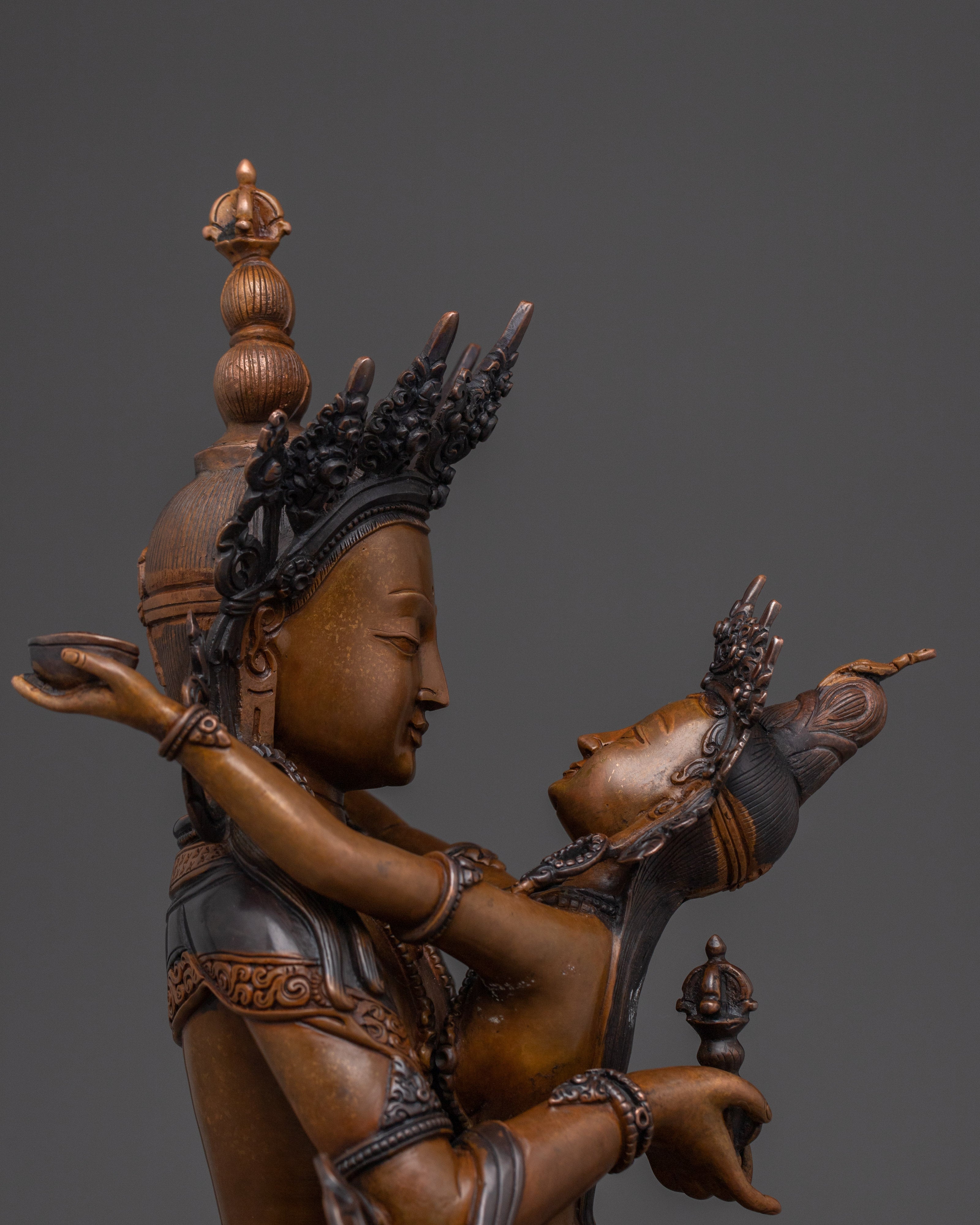 Vajrasattva and Vajravarahi Statue | Tantric Deity Pair in Yab-Yum Pose