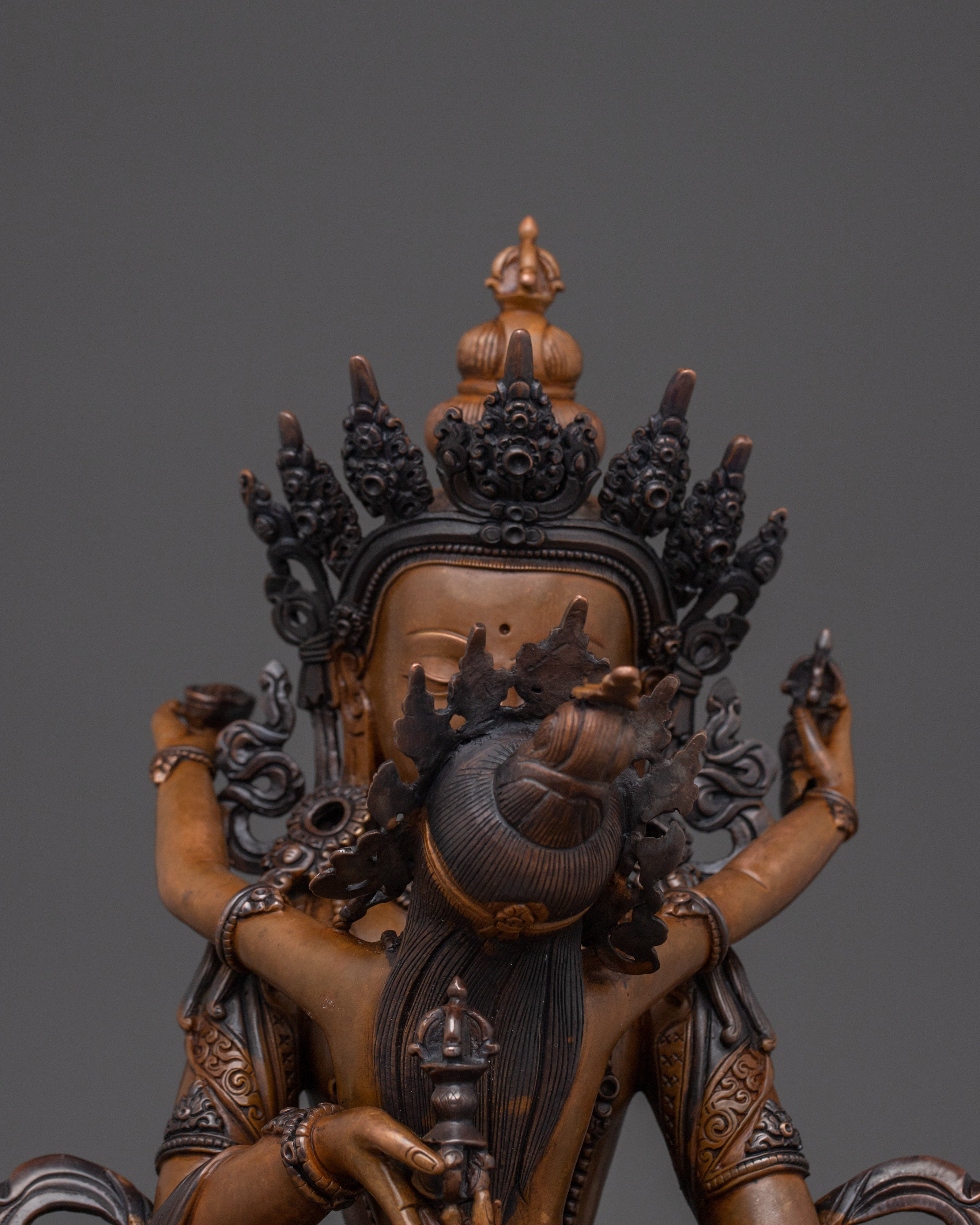 Vajrasattva and Vajravarahi Statue | Tantric Deity Pair in Yab-Yum Pose