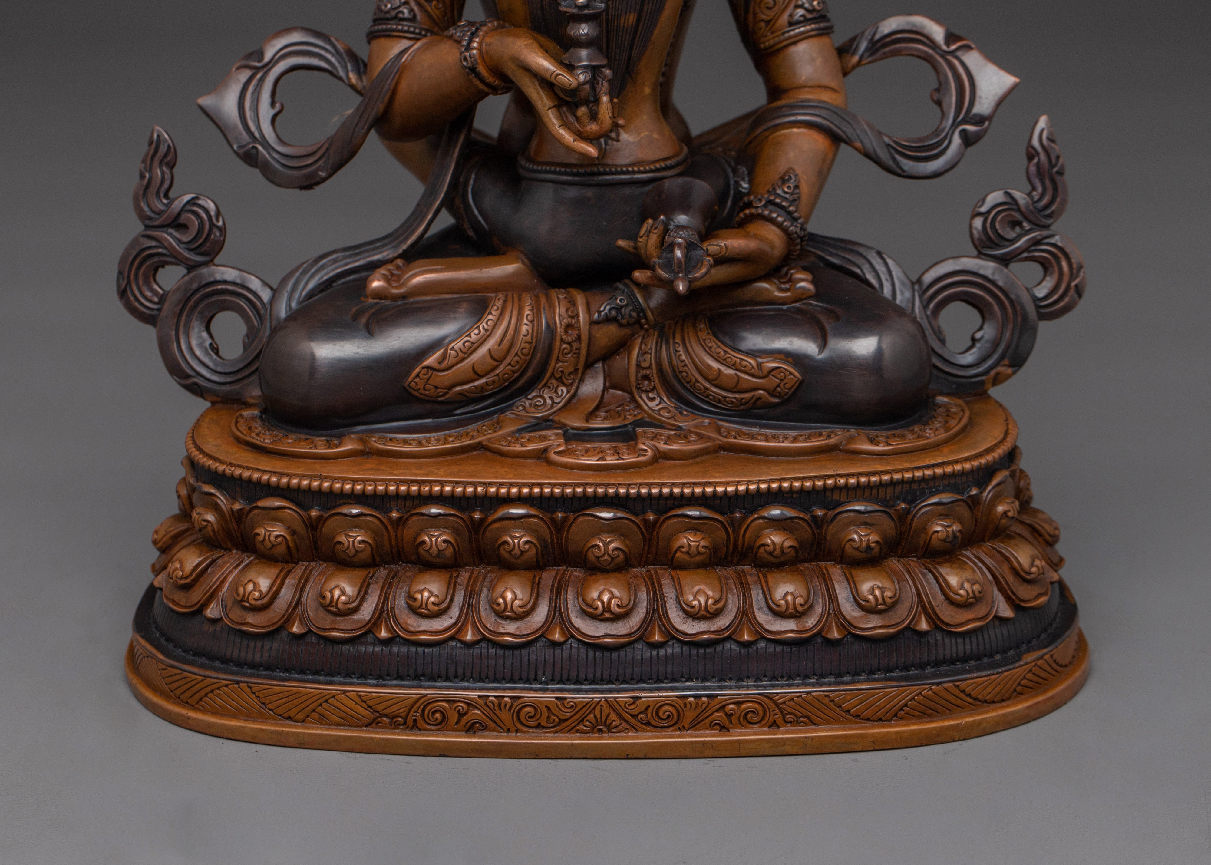 Vajrasattva and Vajravarahi Statue | Tantric Deity Pair in Yab-Yum Pose