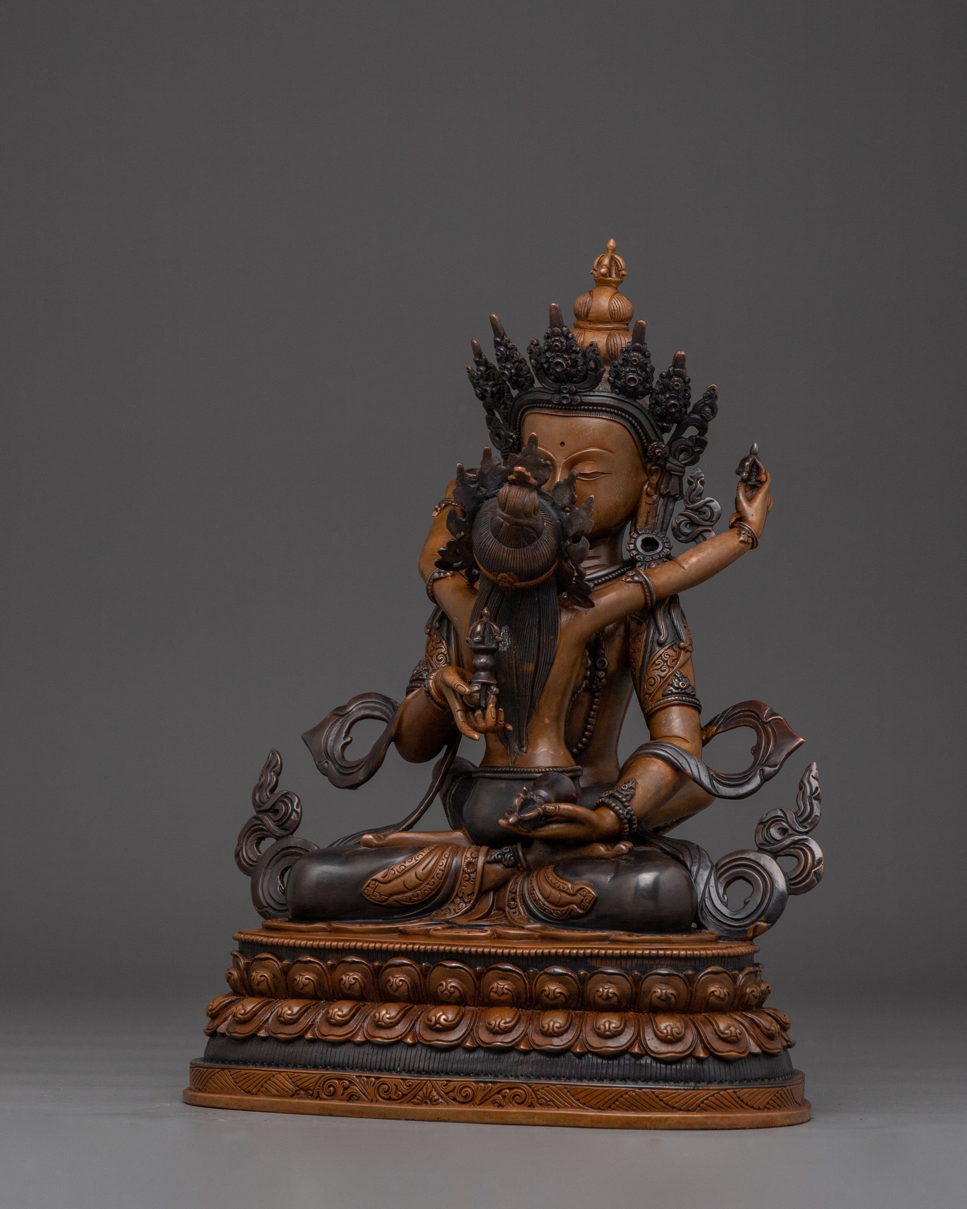 Vajrasattva and Vajravarahi Statue | Tantric Deity Pair in Yab-Yum Pose