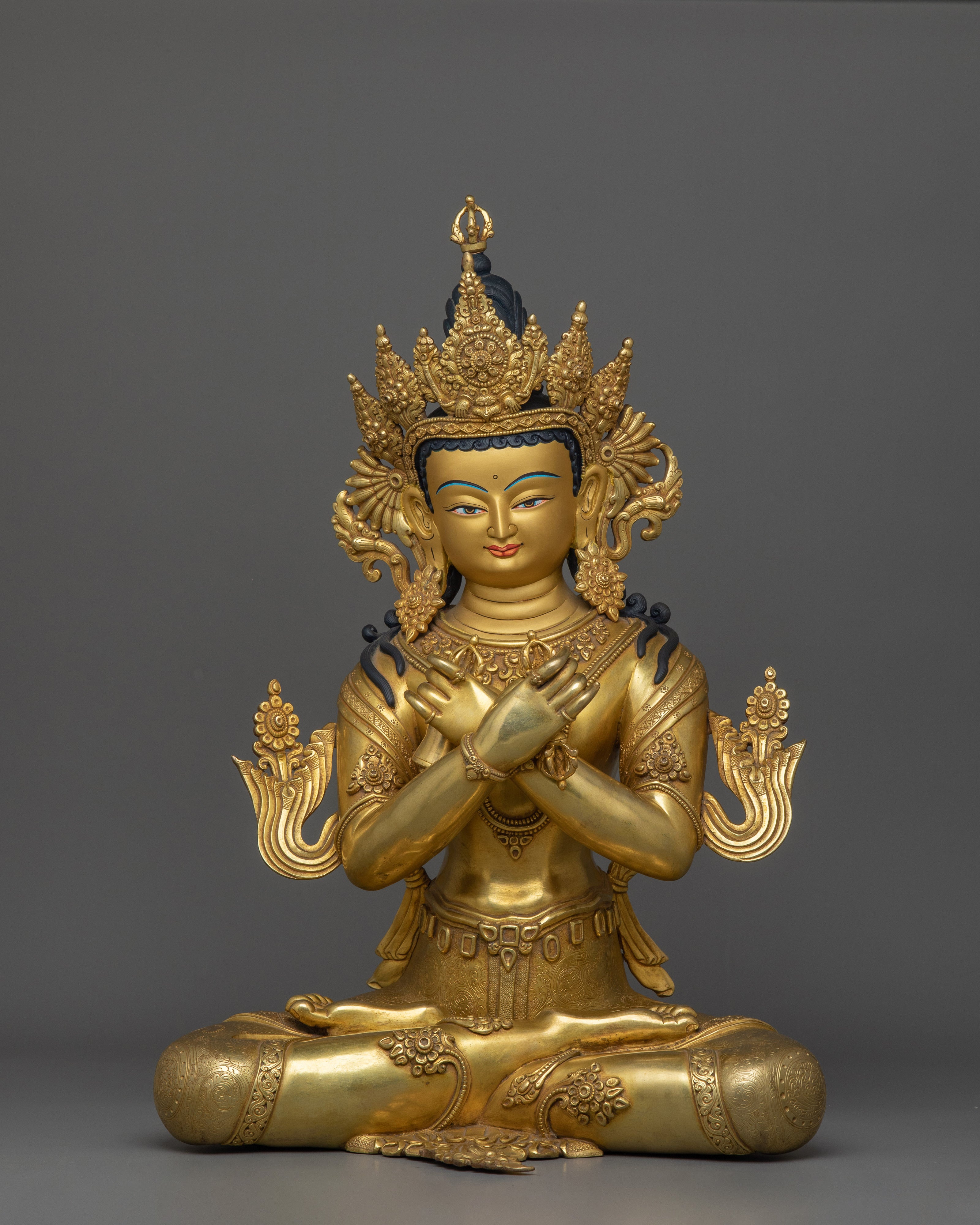 handmade-tibetan-statue-of-vajra-dhara