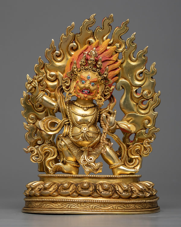 vajrapani bodhisattva copper sculpture