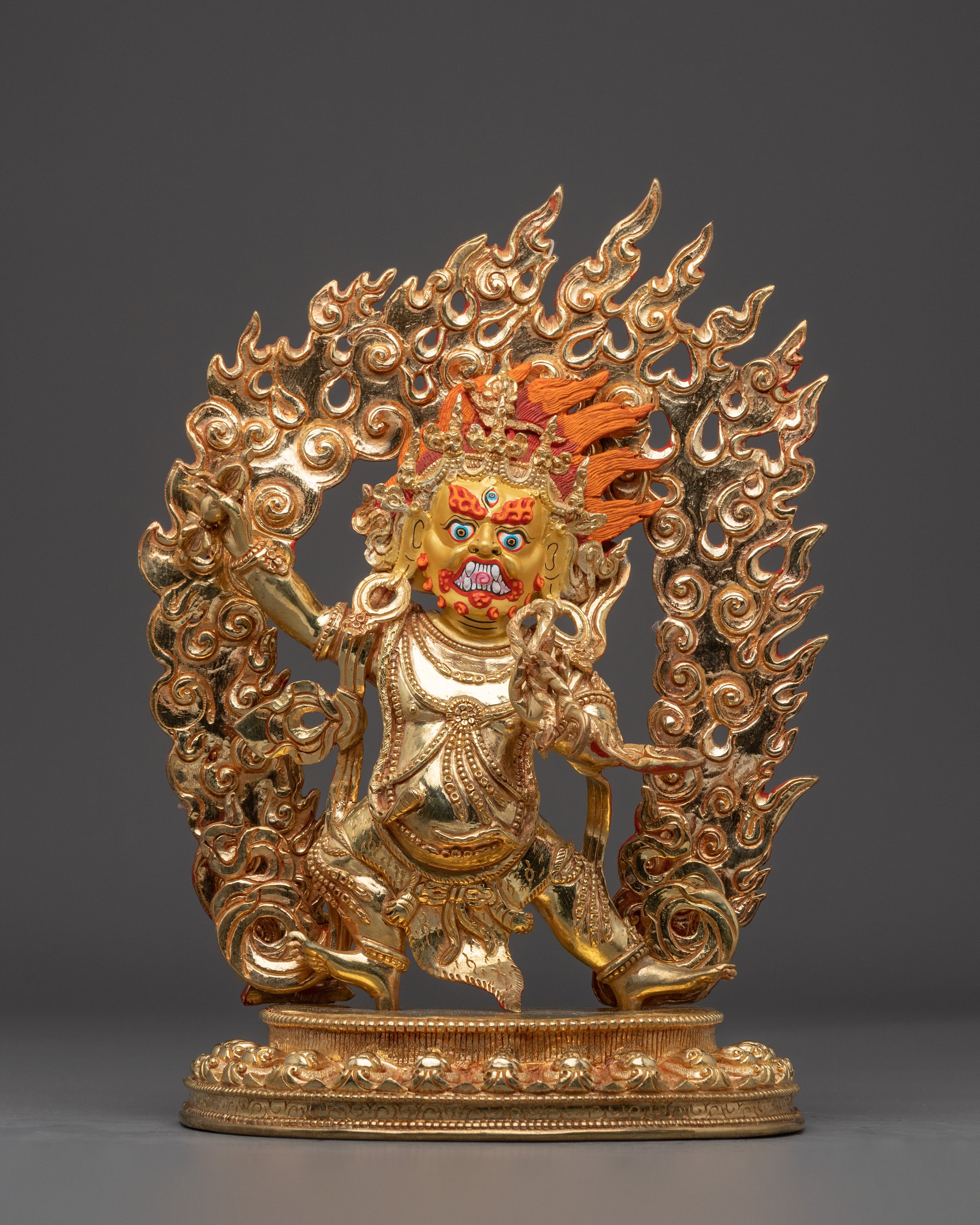 Wrathful Bodhisattva Vajrapani Statue