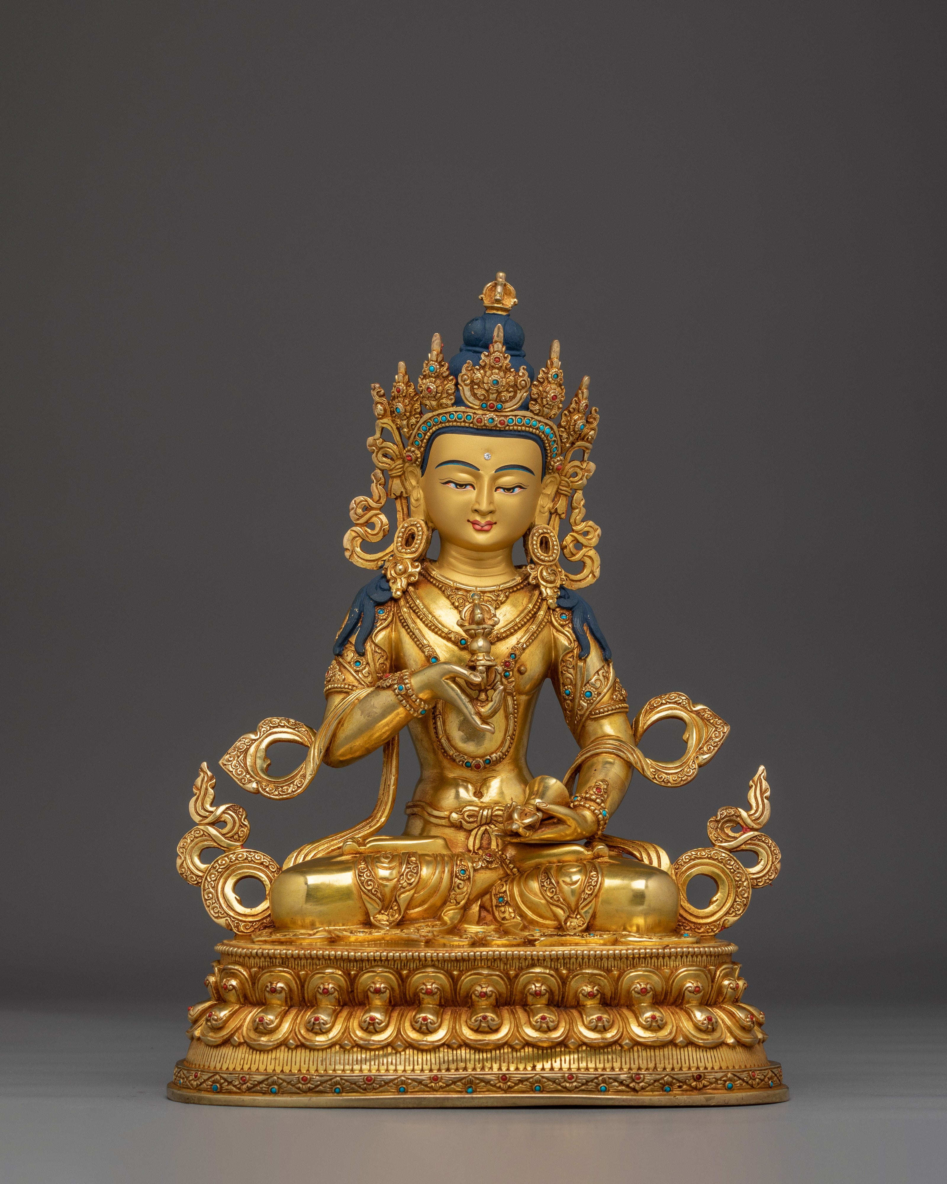 Vajrasattva statue in Gold and Copper