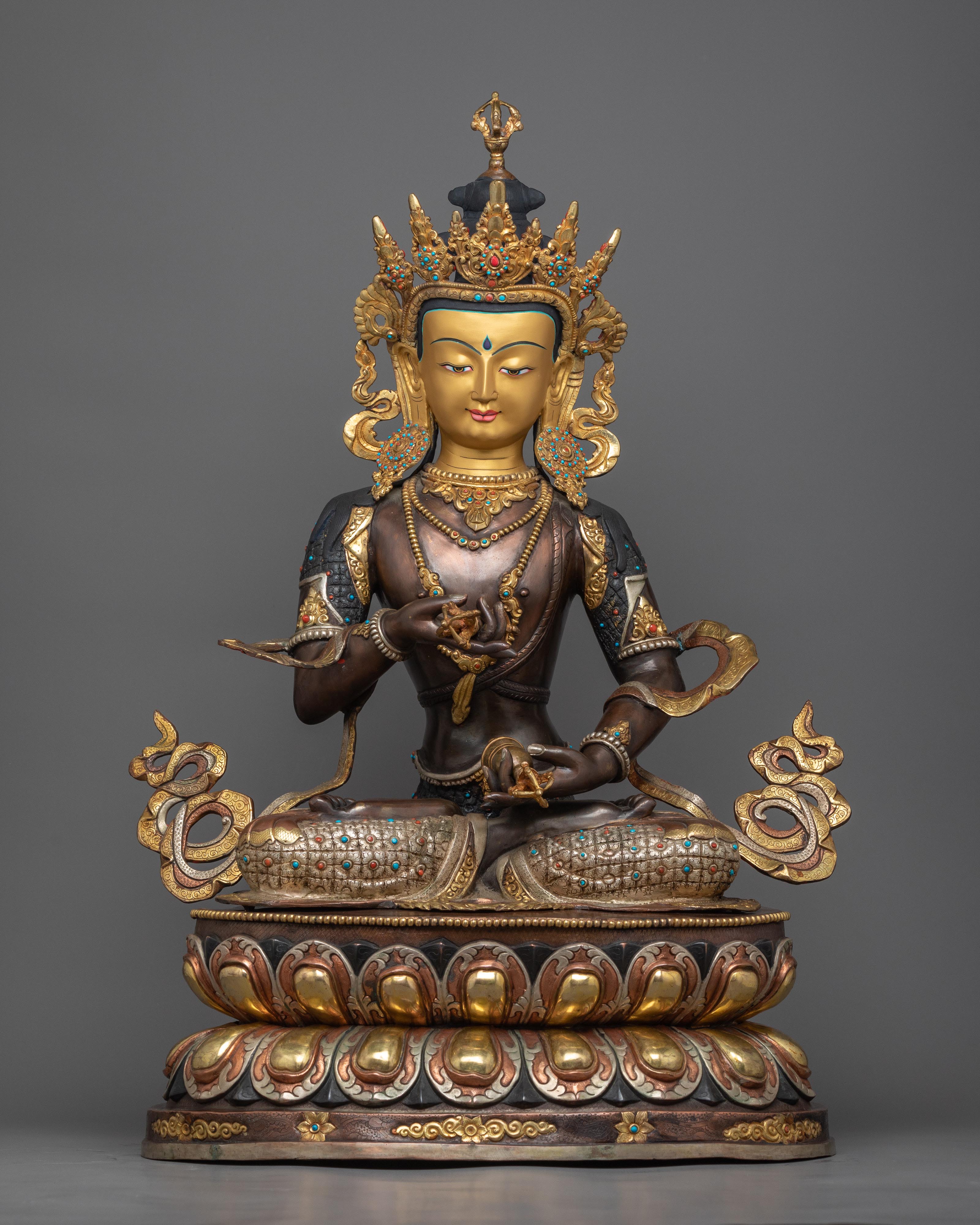 vajrasattva-copper sculpture